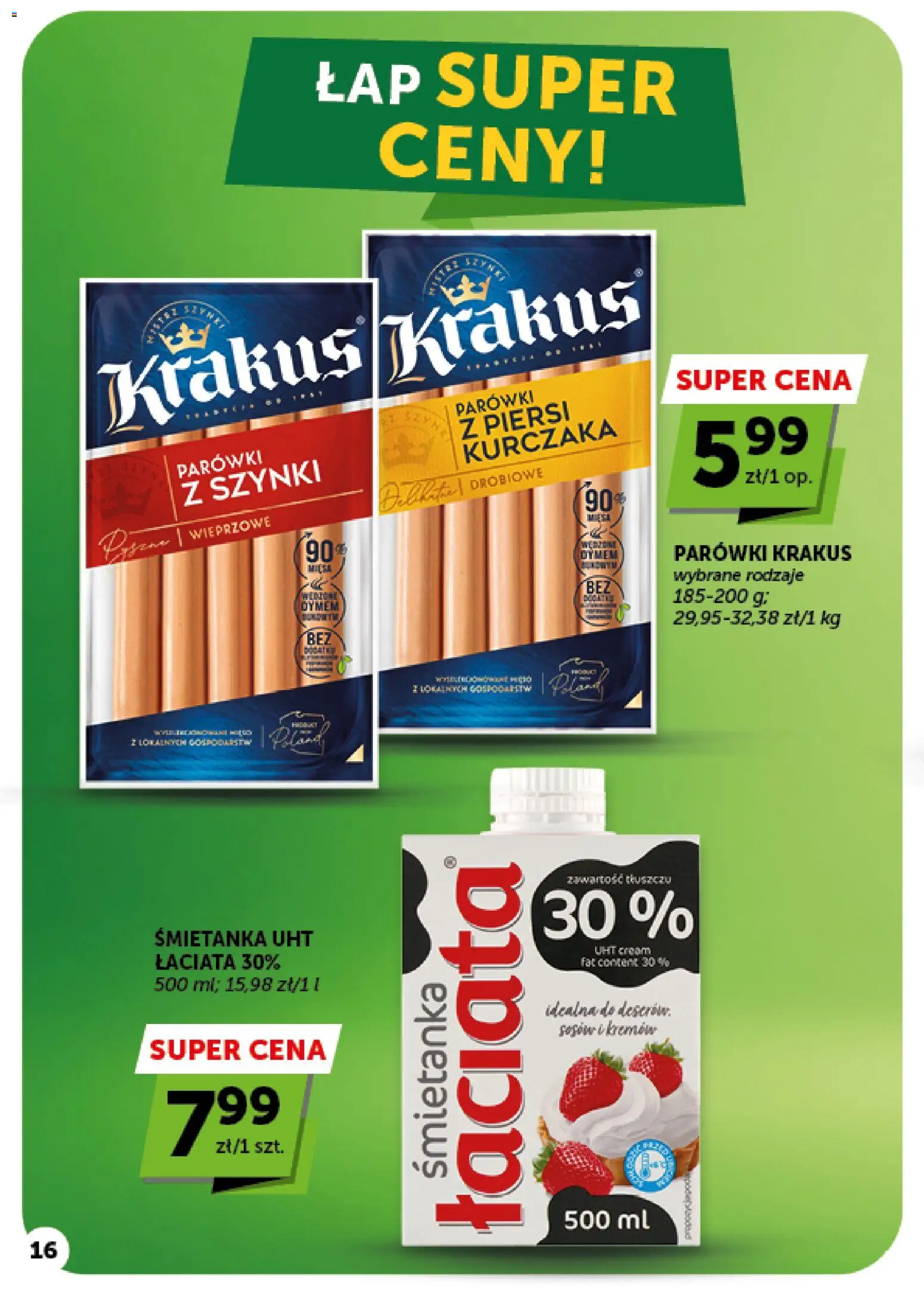 Groszek gazetka - Market od 08.10.2026 | Strona: 16 | Produkty: Piersi, Parówki