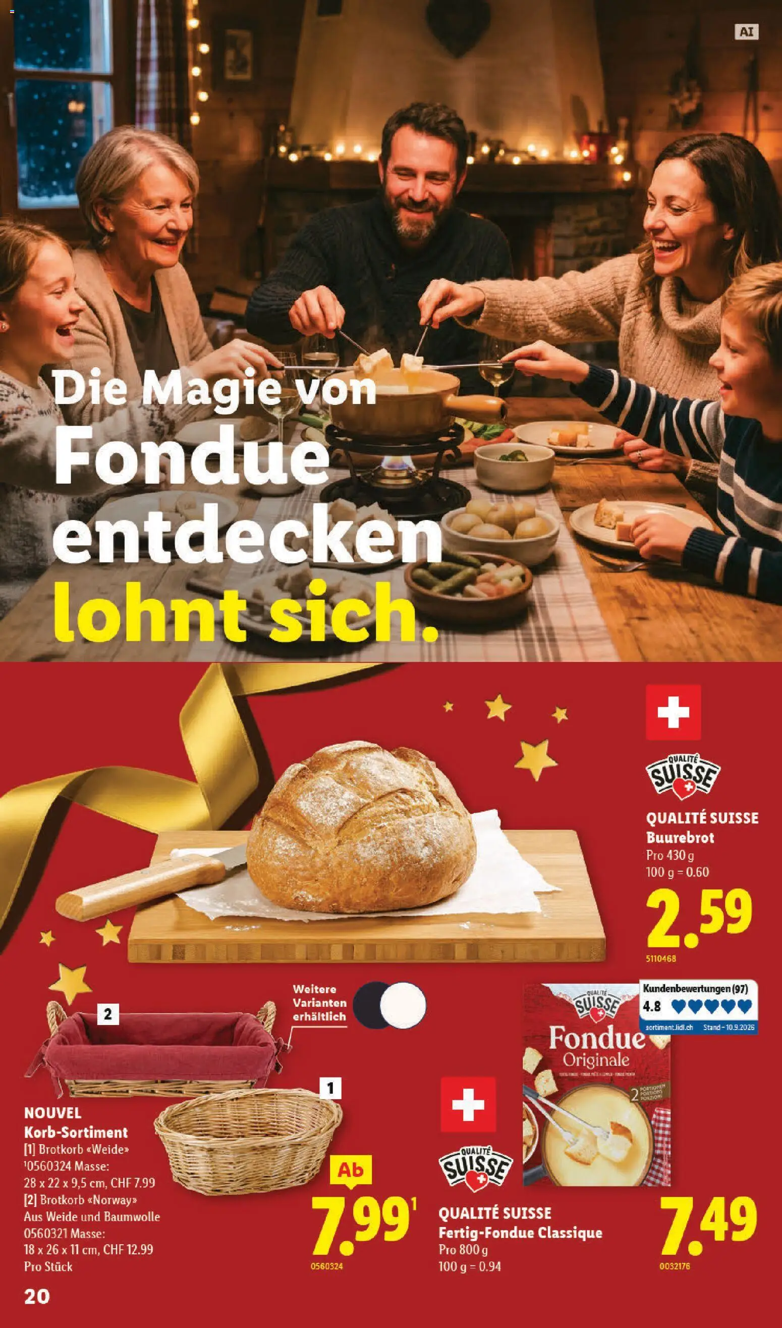 Lidl aktionen Festliche Spezialitäten – gültig ab 29.10.2026 | Seite: 20