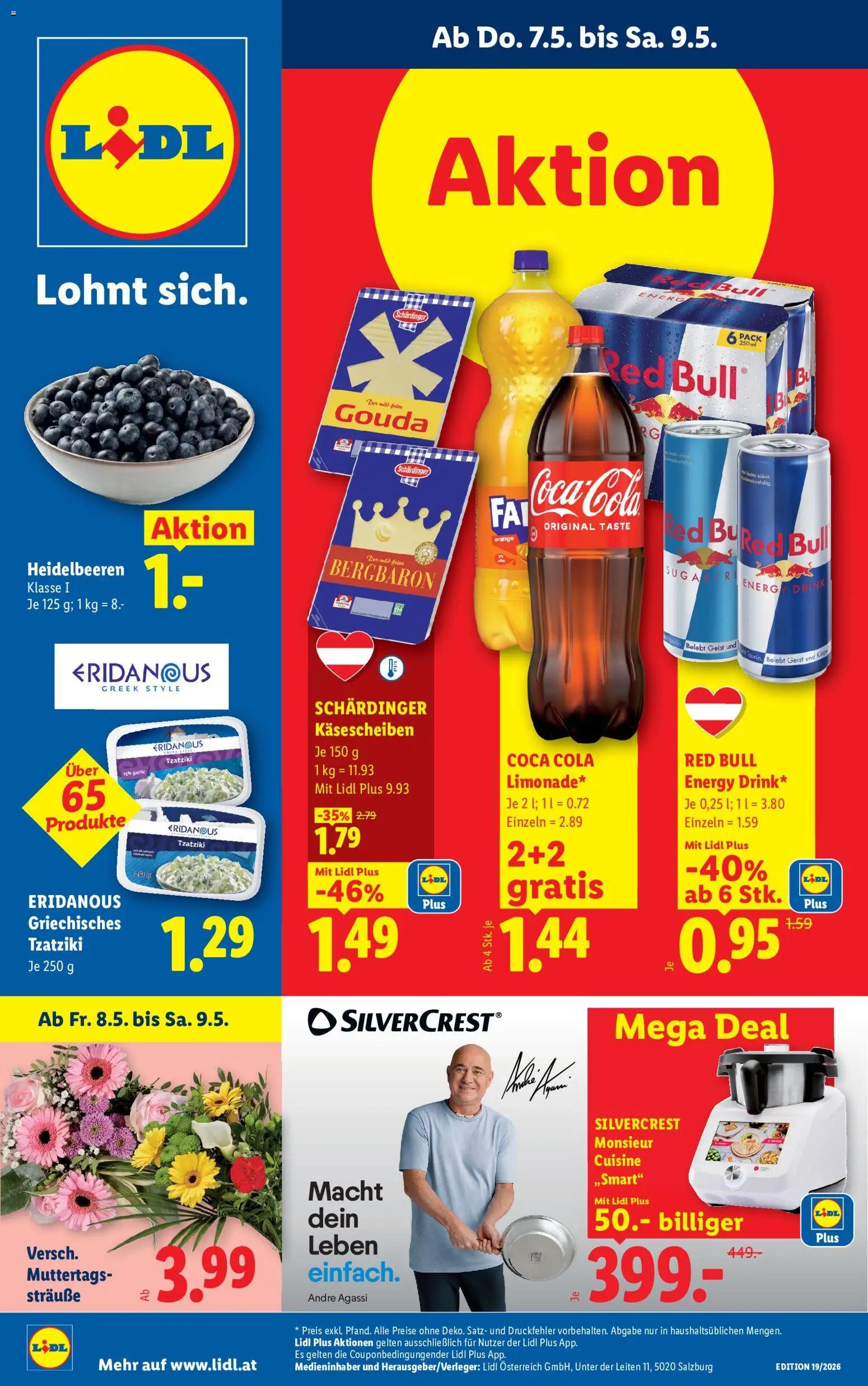 Lidl Flugblatt - Altenmarkt im Pongau, St. Johann im Pongau, Zell am See gültig ab 07.05.2026 | Seite: 1