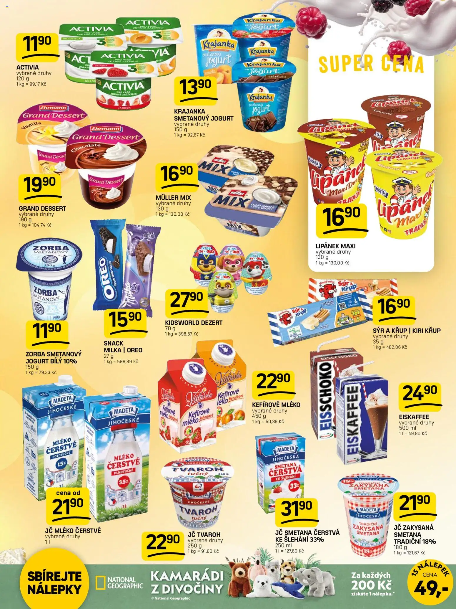 Flop leták od 23.09.2026 | Strana: 5 | Produkty: Kefírové mléko, Sýr, Smetanový jogurt, Oreo