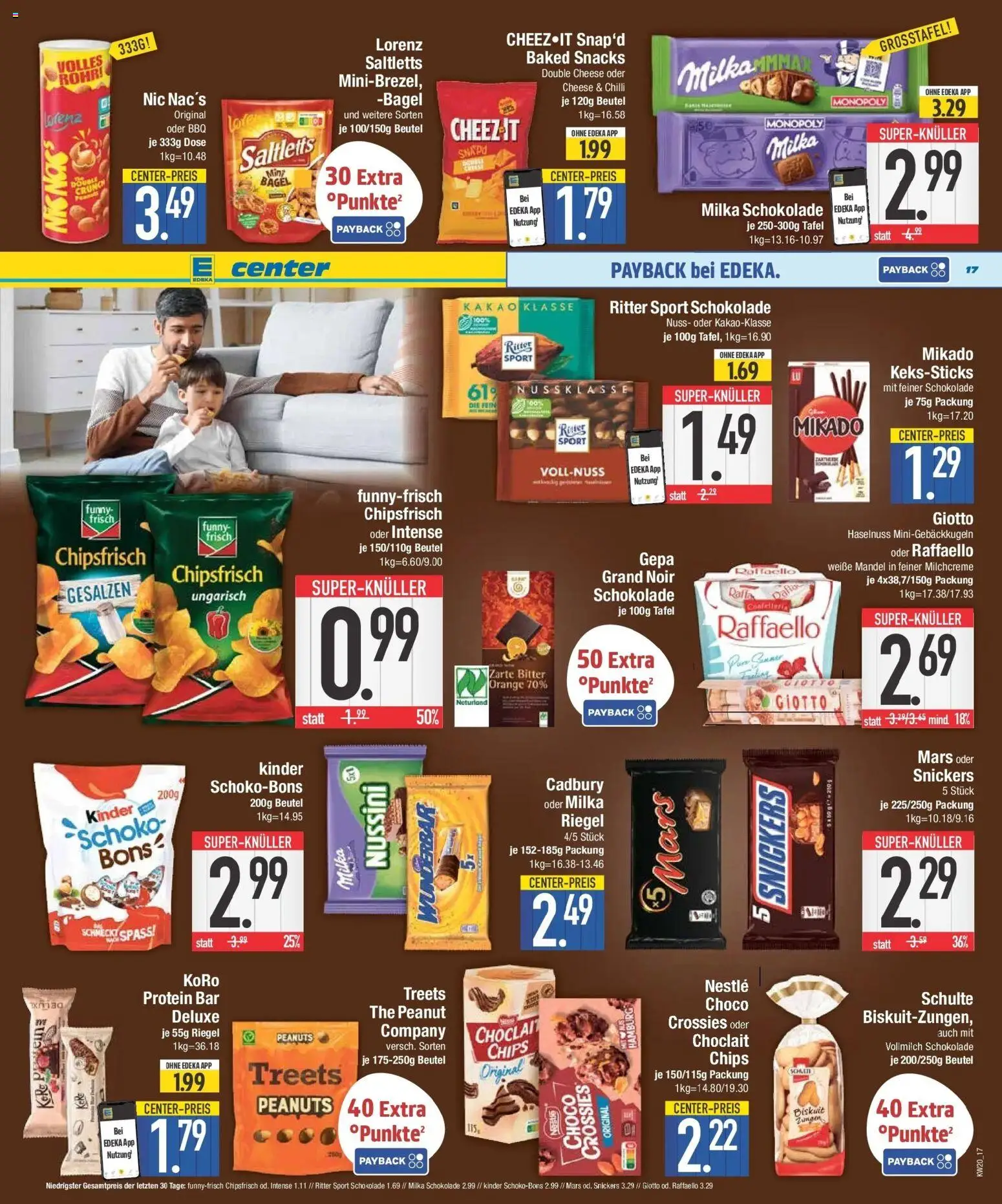 Edeka prospekt Straubing	 – gültig ab 10.05.2026 | Seite: 17 | Produkte: Raffaello, Ritter sport, Funny frisch, Milka
