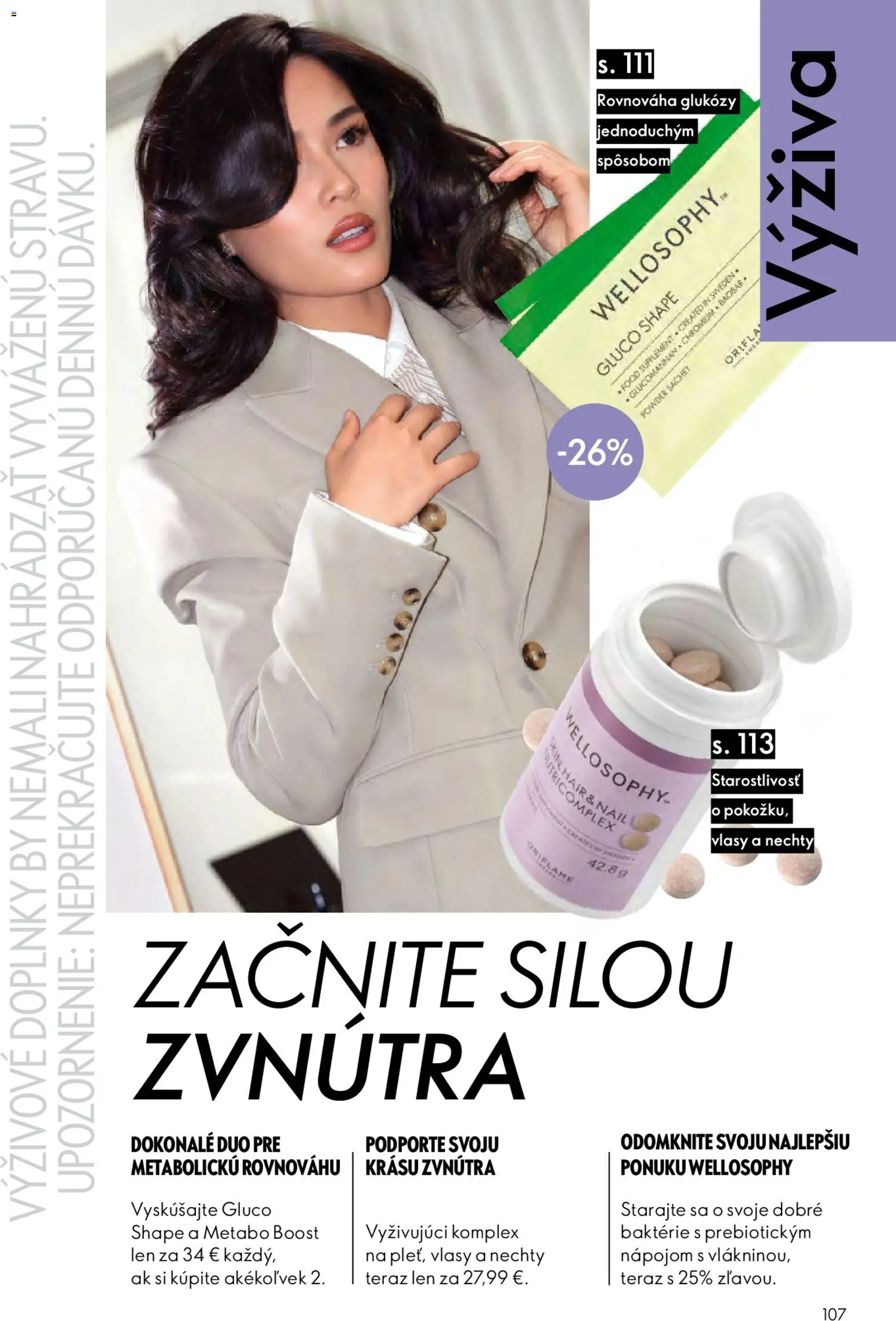 Nové Oriflame akcie – leták je platný od 19.08.2026 | Strana: 107 | Produkty: Metabo
