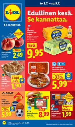 Lidl-mainoslehti voimassa 02/07/2026 alkaen