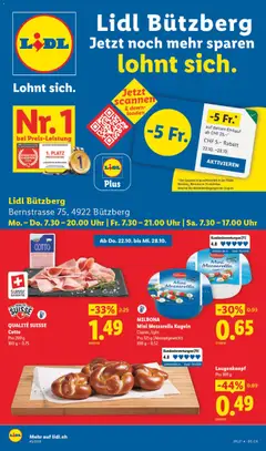 Lidl aktionen Bützberg ab 22.10.2026 gültig