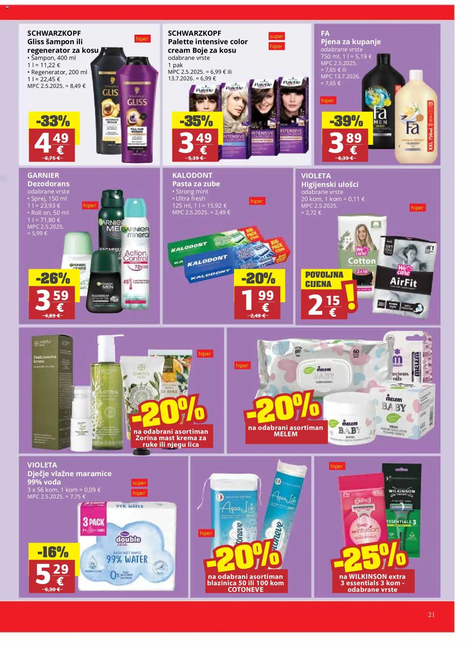 Ribola katalog | vrijedi od 02.09.2026 | Stranica: 21 | Proizvodi: Mast, Šampon, Maramice, Pasta