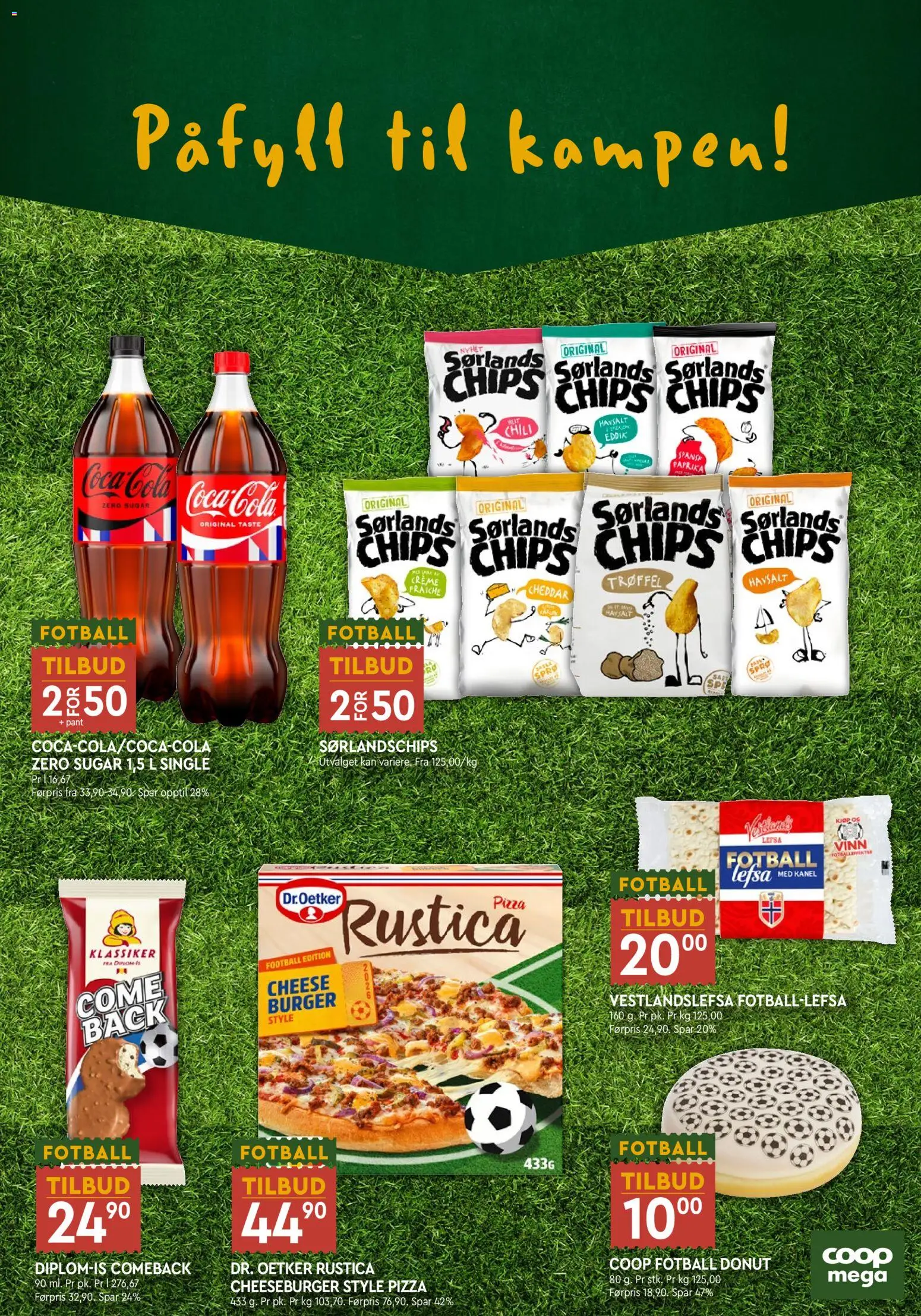 {H1} | Side: 13 | Produkter: Desk, Pizza, Crème Fraîche, Paprika