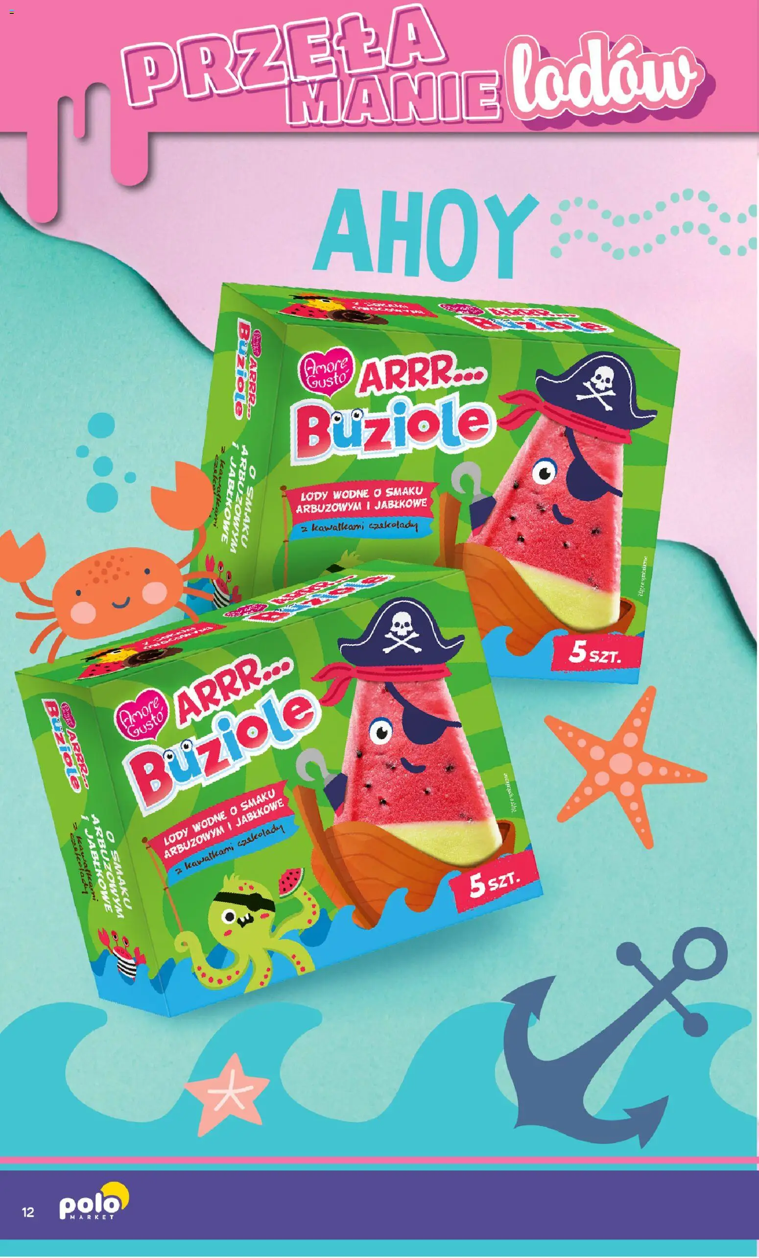 Nowa POLOmarket gazetka od jutra 30.04.2026 | Strona: 12 | Produkty: Czekolady, Lody