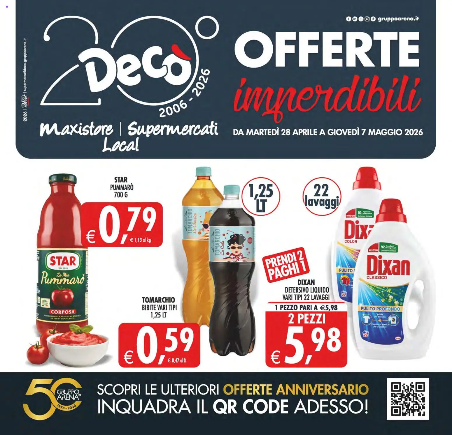 Volantino Decò del 28.04.2026 | Pagina: 1 | Prodotti: Bibite