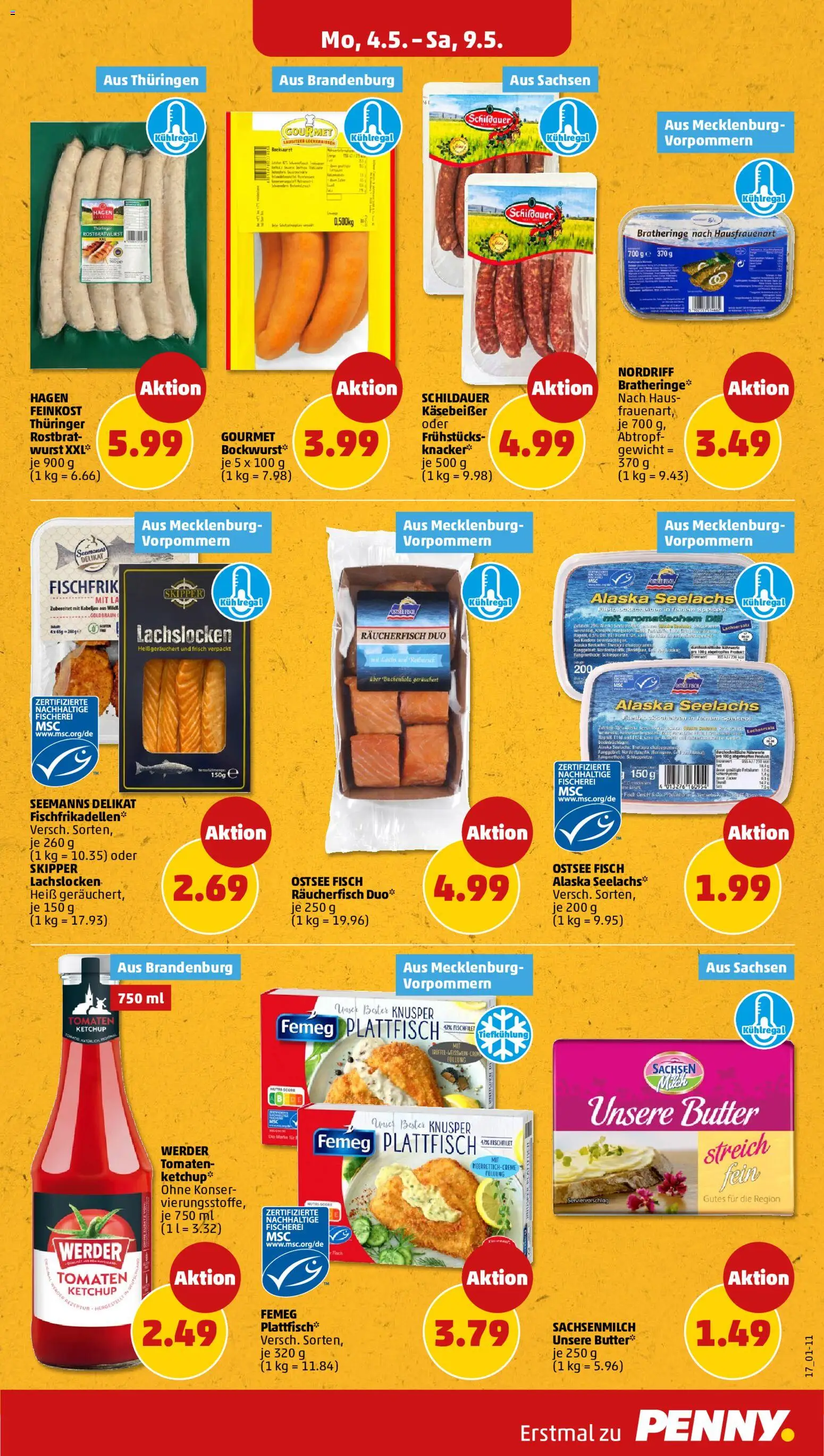 Penny Prospekt 	 – gültig ab 04.05.2026 | Seite: 21 | Produkte: Gewicht, Milch, Tomaten, Wurst