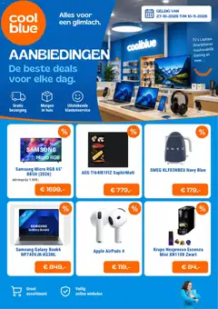 Coolblue folder - Voorbeeld van een folder van Coolblue, geldig van 27-10-2026