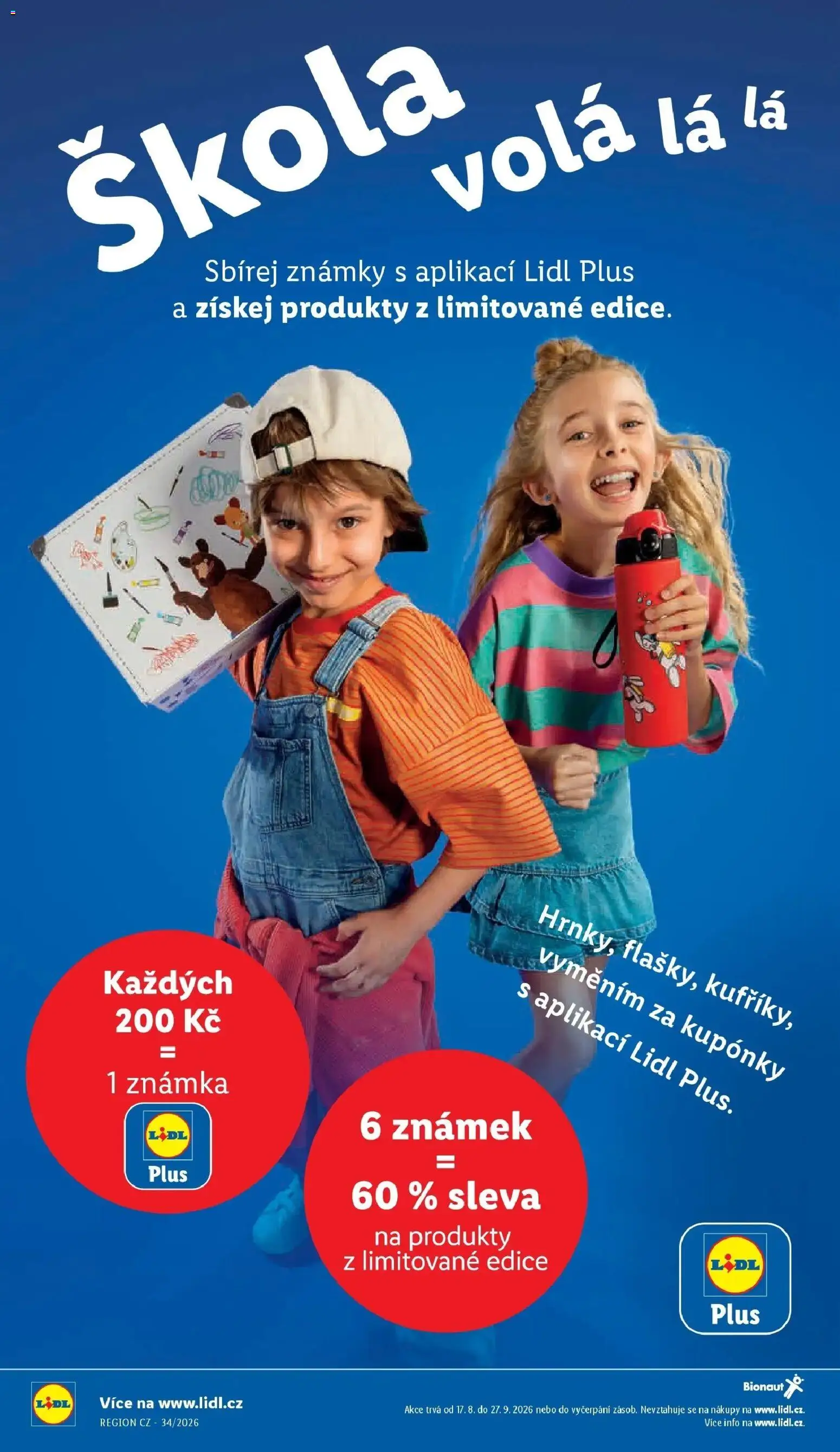 Lidl leták od 17.08.2026 - Nový akční leták | Strana: 20 | Produkty: Kufřík, Známky