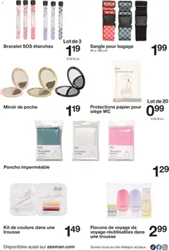 Zeeman - Prévisualisation de Zeeman catalogue valide à partir de 06.06.2026 | Page: 4 | Produits: Téléphone, Bracelet, Miroir, Bagage