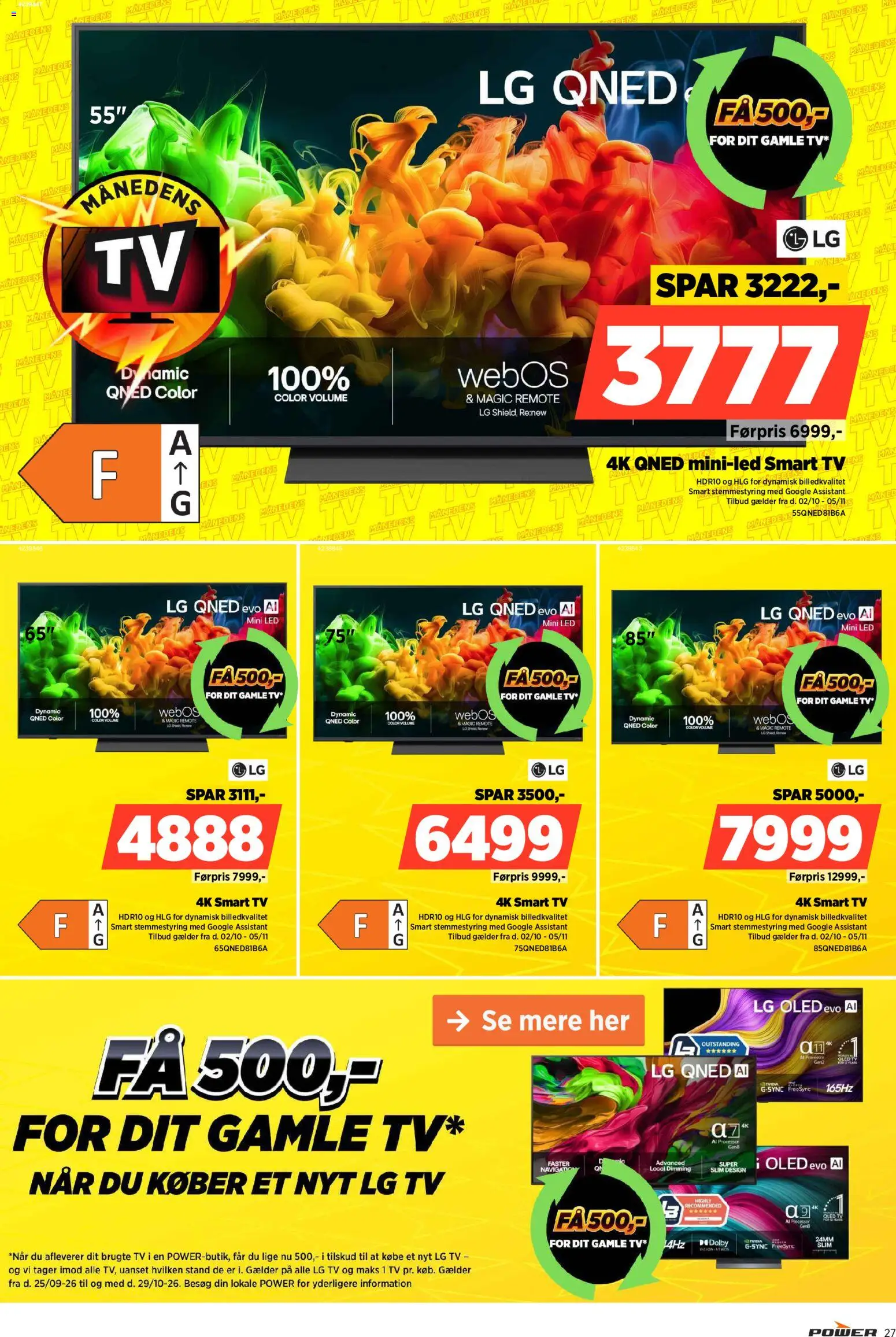 Power tilbudsavis – gyldig fra 02/10/2026 | Side: 27 | Produkter: Processor, Smart TV, TV, Navigation