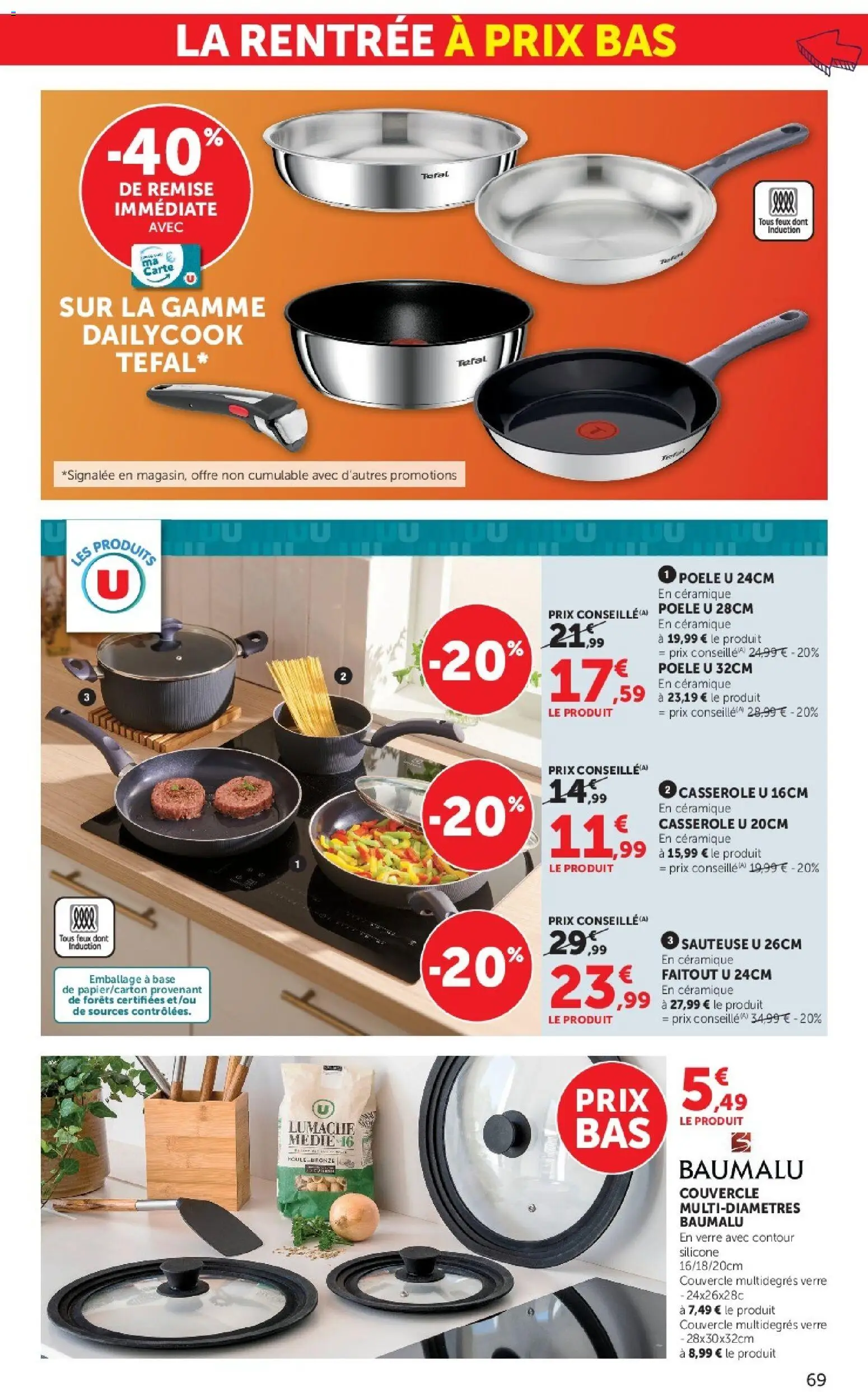 {H1} | Page: 69 | Produits: Couvercle, Faitout, Base, Poêle