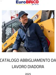 Anteprima del volantino Eurobrico Abbigliamento da Lavoro Diadora catalogo valido a partire dal 23.07.2025