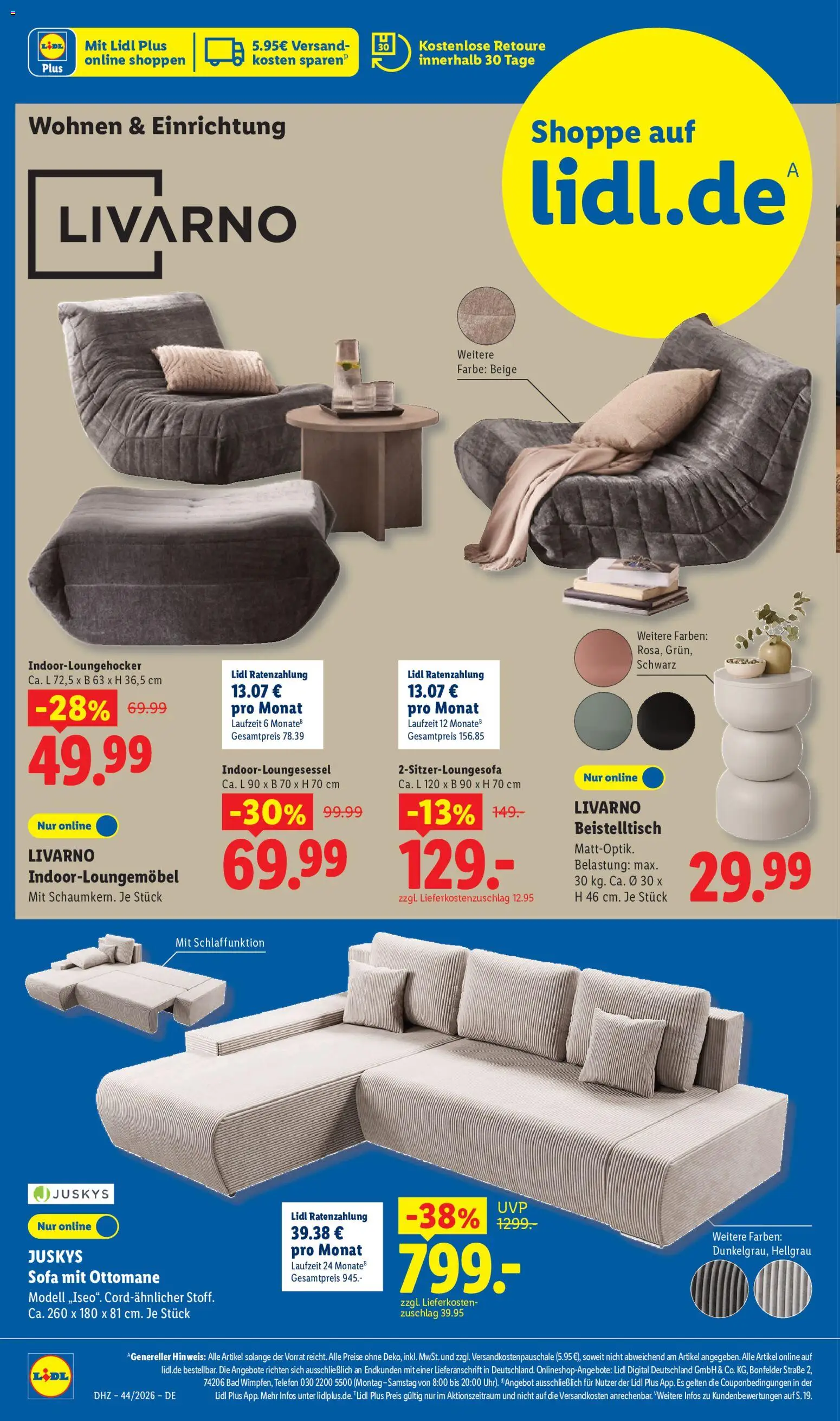 Lidl Německo leták od 26.10.2026 | Strana: 4 | Produkty: Telefon