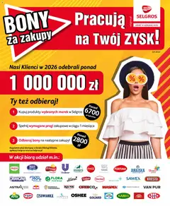 Pogląd oferty "Selgros cash&carry - Bony za zakupy" - ważna od 01.10.2026