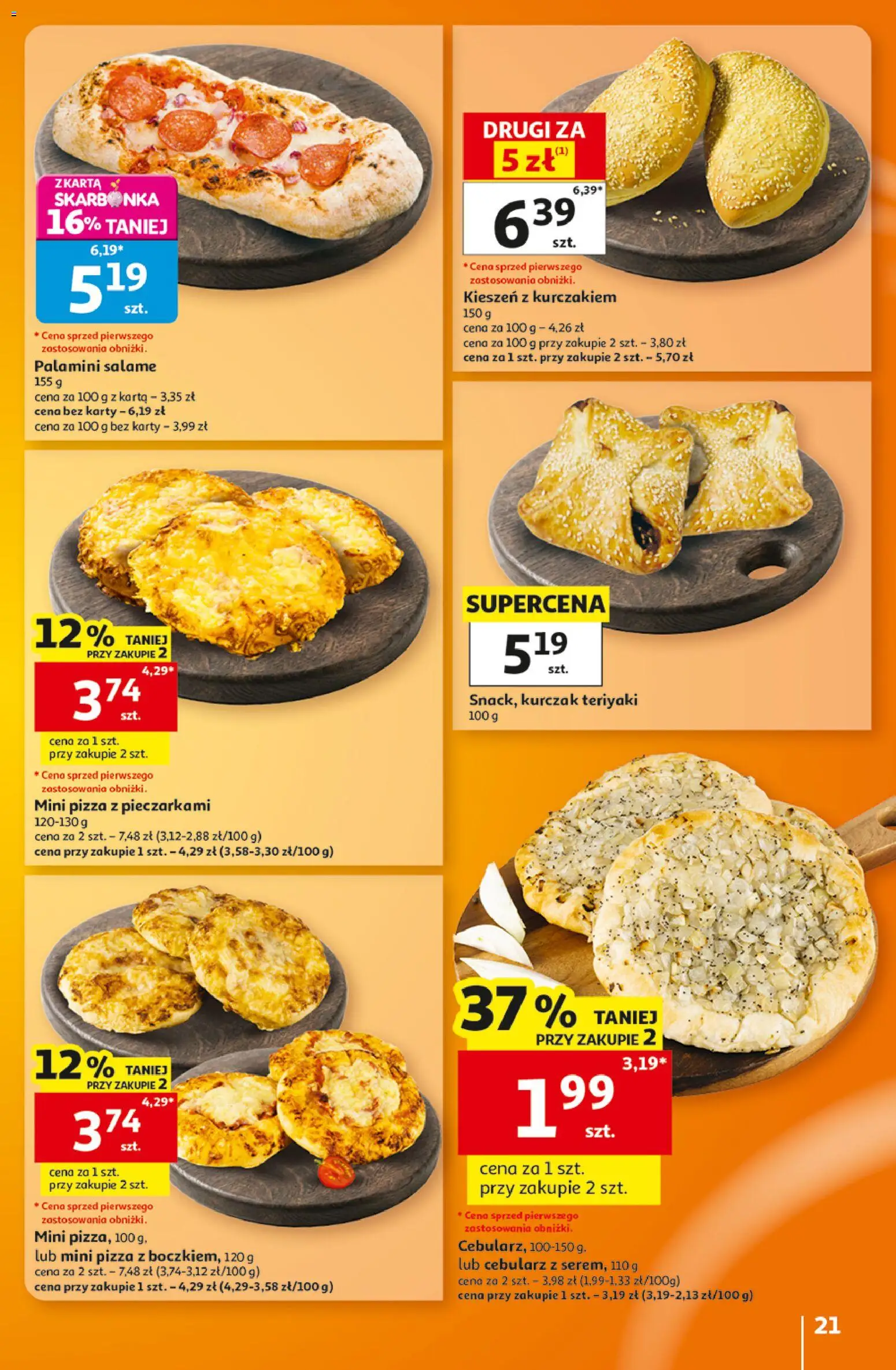 Auchan gazetka - Hipermarket od 29.10.2026 | Strona: 21 | Produkty: Karta, Kurczak, Mini pizza, Pizza