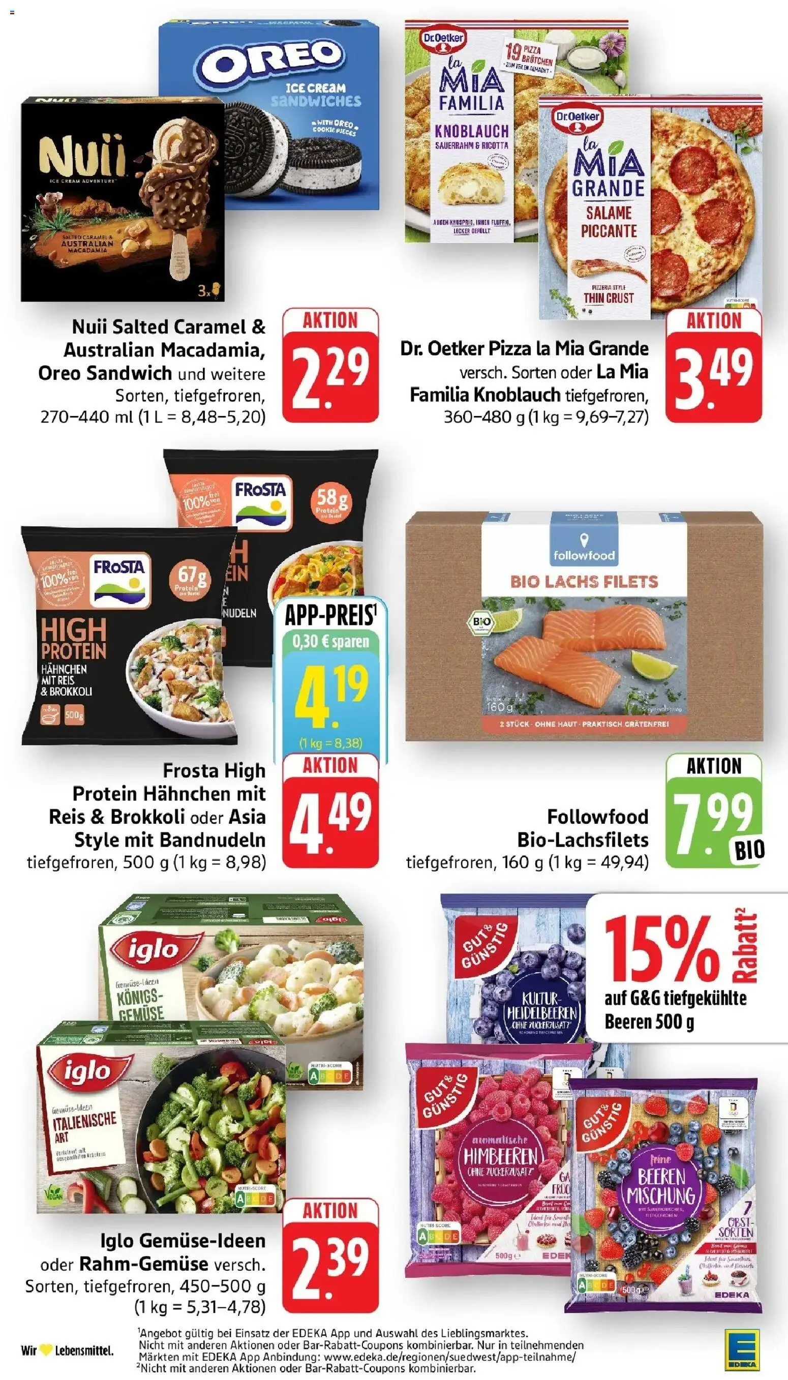 Edeka Prospekt Beckingen (ab 19.10.2026) » Angebote Online | Seite: 25 | Produkte: Heidelbeeren, Obst, Reis, Sauerrahm