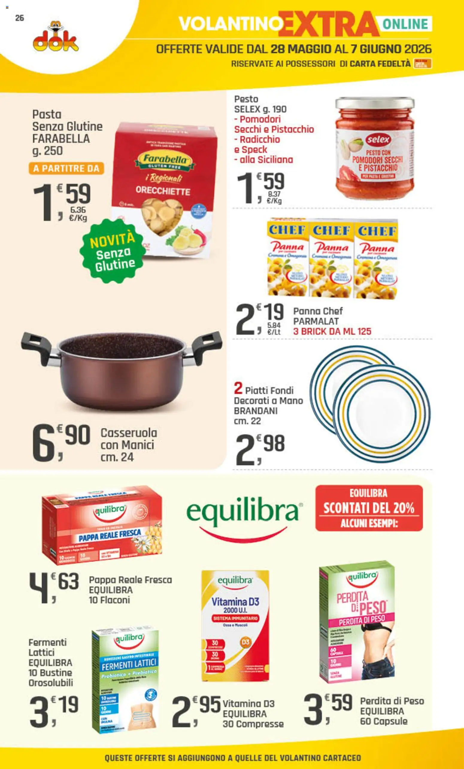 Volantino DOK del 28.05.2026 | Pagina: 27 | Prodotti: Speck, Panna, Pasta, Orecchiette