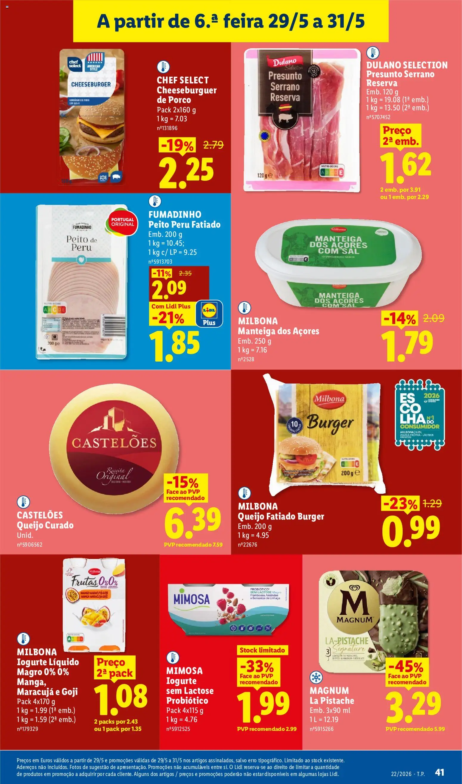Lidl folheto │ válido de 25.05.2026 | Página: 41 | Produtos: Sal, Manteiga, Queijo, Iogurte