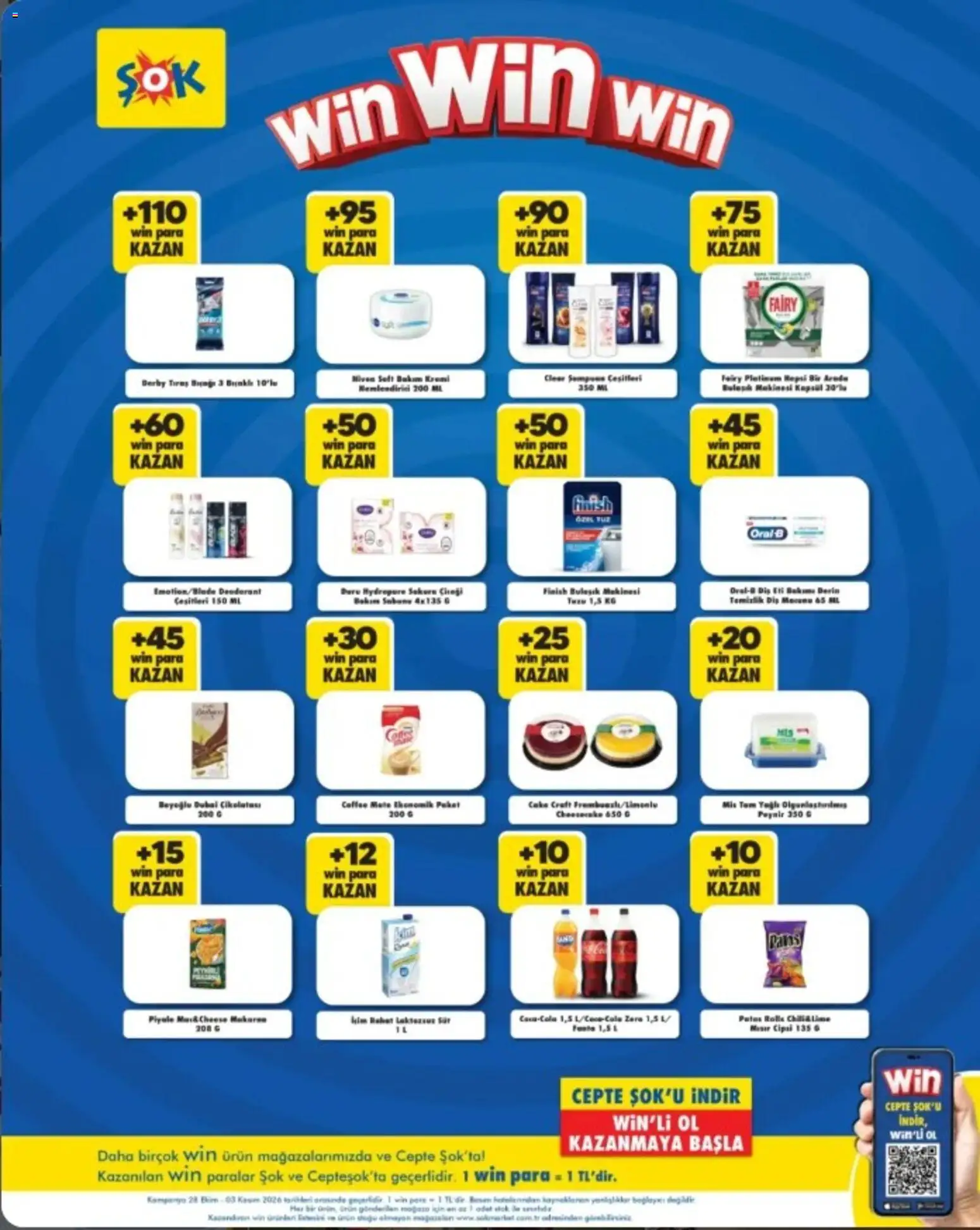 Şok Market Katalog - 28 Ekim 2026 tarihinden itibaren geçerlidir | Sayfa: 7 | Ürünler: Peynir, Et, Tuz, Bulaşık makinesi