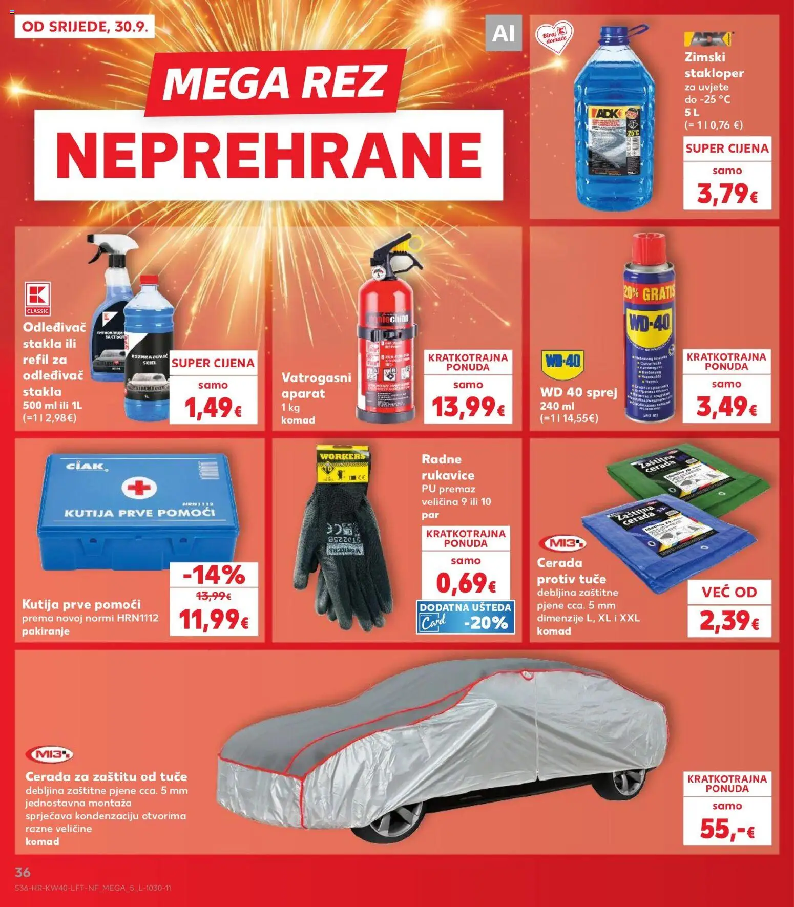 Kaufland HR akciós ujság - amely érvényes a következő dátumtól: 2026.09.30. | Oldal: 36