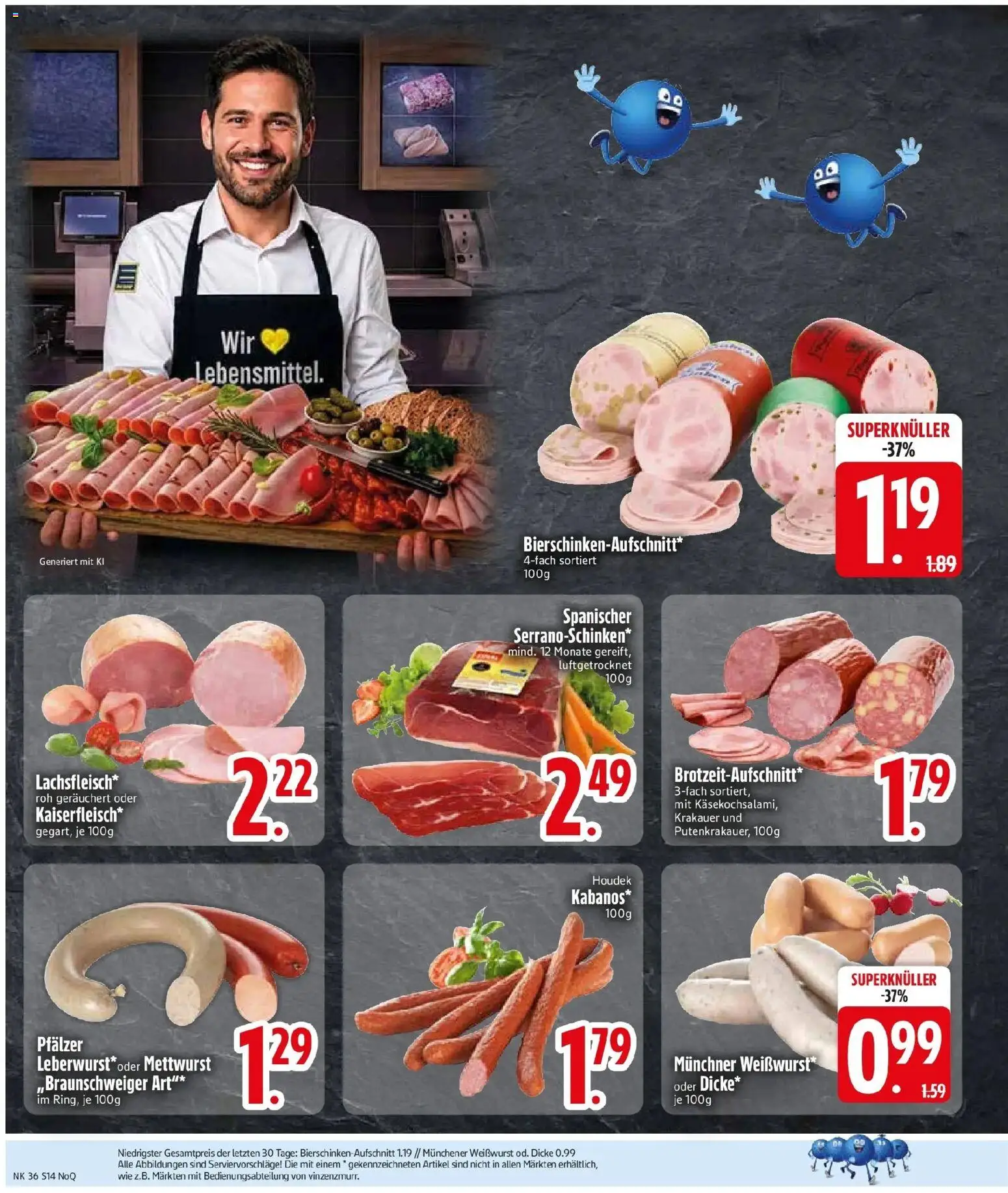 Edeka Prospekt Monheim (ab 31.08.2026) » Angebote Online | Seite: 16 | Produkte: Weißwurst