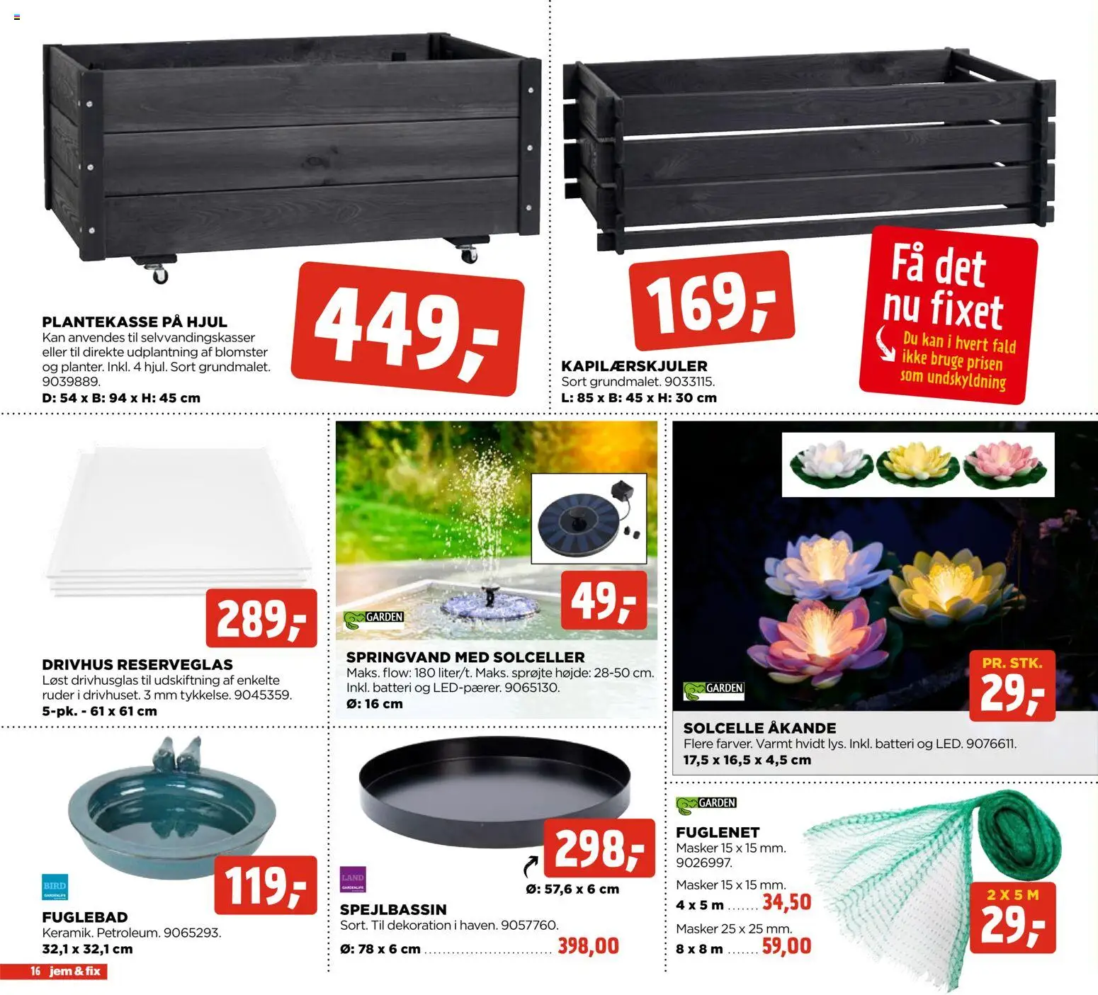Jem & fix tilbudsavis – gyldig fra 31.05.2026 | Side: 16 | Produkter: Søm, Batteri