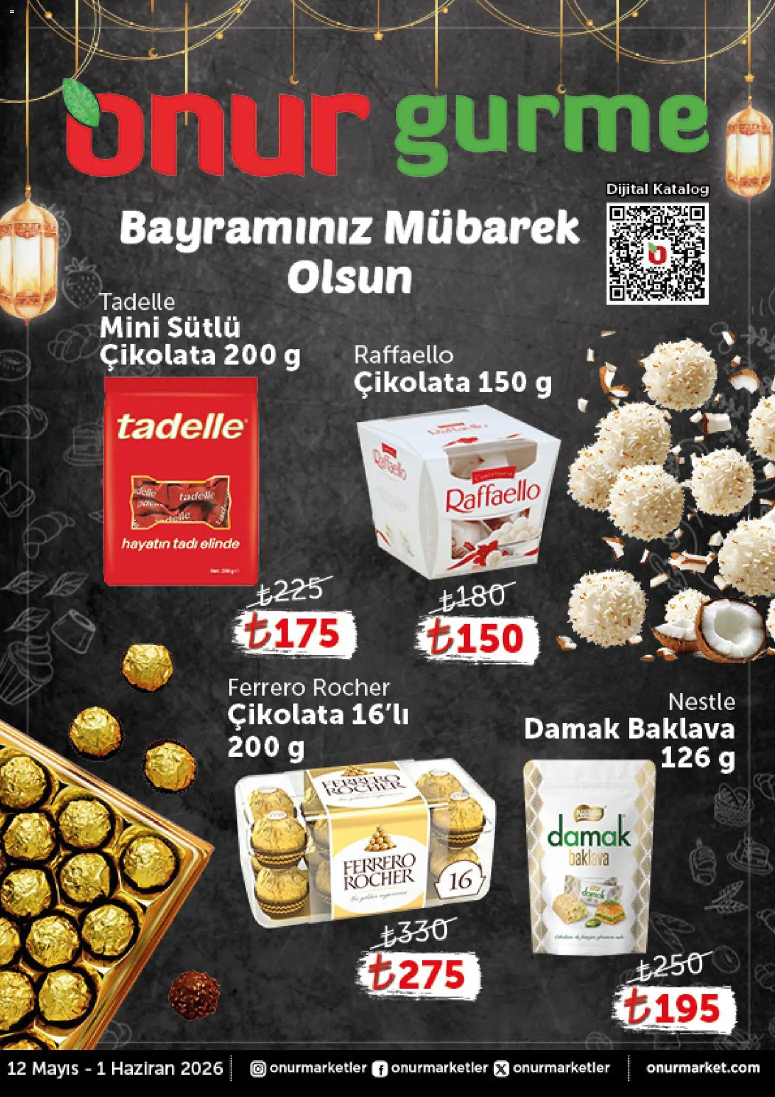 Onur Market - Katalog Gurme - 12.05.2026 tarihinden itibaren geçerlidir | Sayfa: 1