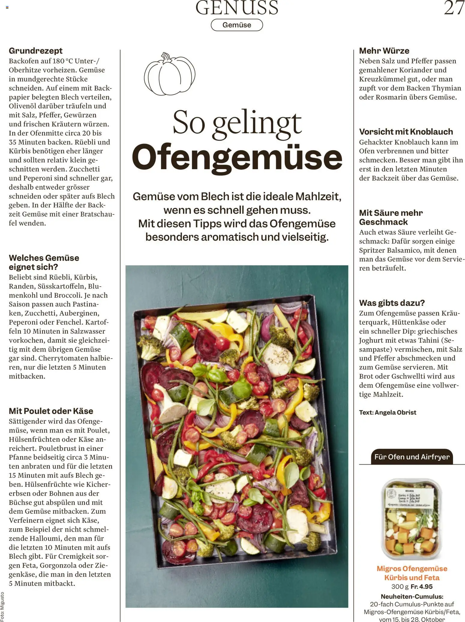 Migros aktionen Magazine – gültig ab 21.10.2026 | Seite: 27