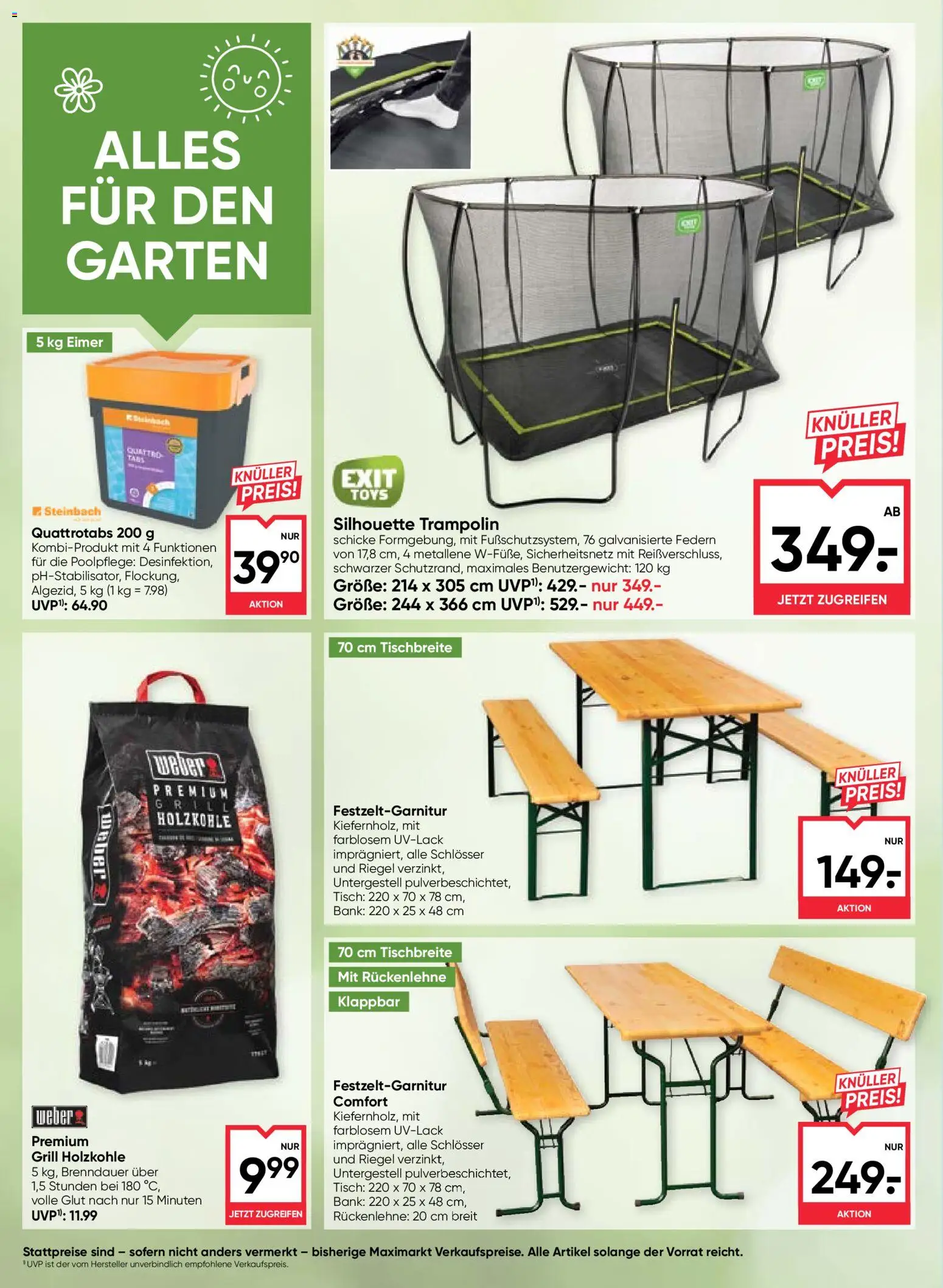 Maximarkt Flugblatt gültig ab 11.06.2026 | Seite: 20 | Produkte: Grill, Tisch
