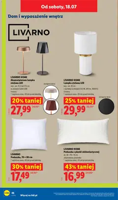 Pogląd oferty "Lidl Katalog" - ważna od 13.07.2026 | Strona: 52 | Produkty: Kabel, USB, Poduszka, Pianki
