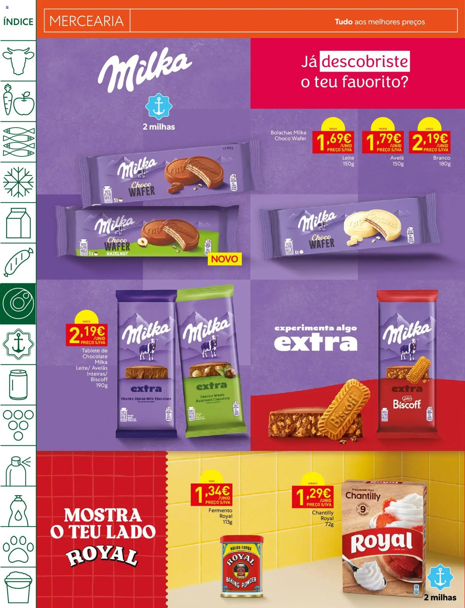 Recheio folheto │ válido de 20/10/2026 | Página: 20 | Produtos: Mercearia, Bolachas milka, Chantilly, Chocolate