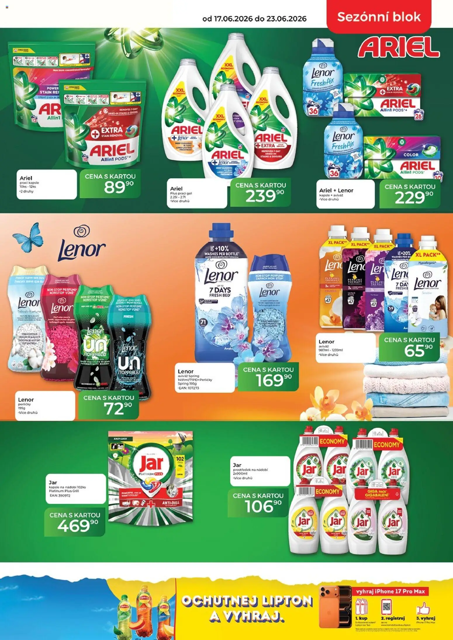 Tamda Foods leták od 17.06.2026 | Strana: 7 | Produkty: Lenor, Prací gel, Iphone, Stan