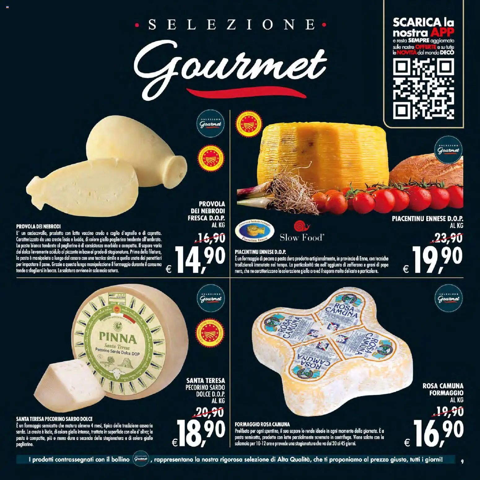 Volantino Decò del 30/06/2026 | Pagina: 9 | Prodotti: Pepe, Olio, Provola, Latte parzialmente scremato