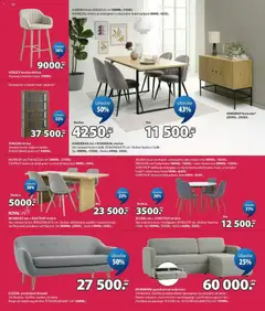 UŠTEDITE 50% Stolica, AABENRAA sto + KOKKEDAL stolice. Sto: ukrasni furnir i čelik. Š90xD160xV75 cm. Stolice: baršun i čelik. - pregled Jysk kataloga - važi od 08.07.2026 | Strana: 10 | Proizvode: Komoda, Sto, Stolica, Dvosed