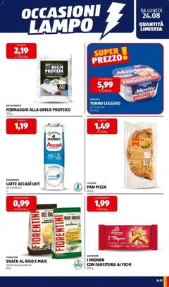 Anteprima del volantino Aldi volantino valido a partire dal 24/08/2026 | Pagina: 19 | Prodotti: Rosmarino, Pizza, Riso, Latte