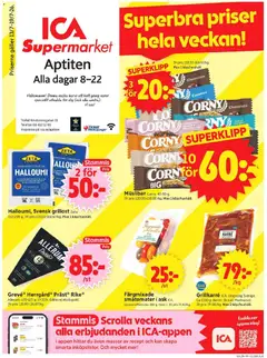 ICA Supermarket erbjudanden - Förhandsvisning av reklamblad från butik ICA Supermarket aktuell från 13/07/2026