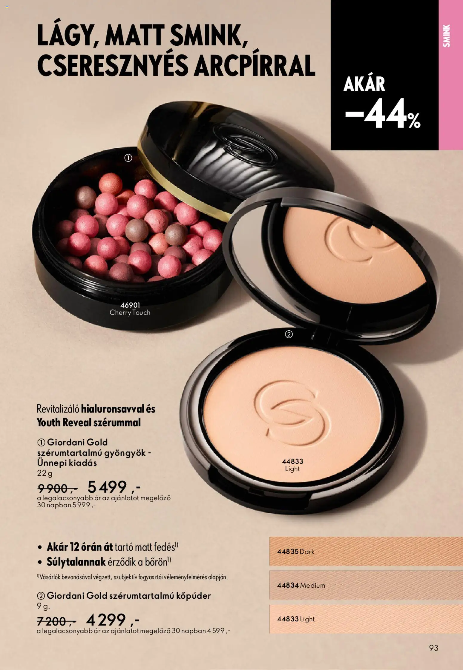 Oriflame akciós ujság - amely érvényes a következő dátumtól: 06.05.2026 | Oldal: 93 | Termékek: Smink