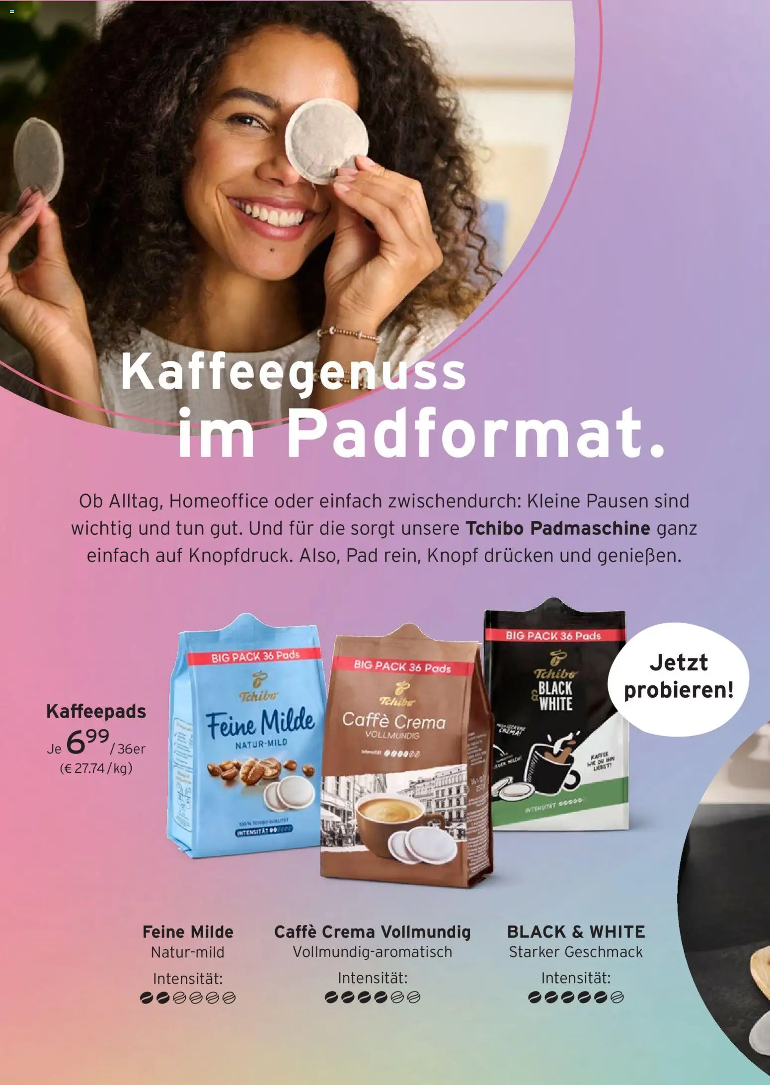 Prospekt Tchibo Run Club – gültig ab 14.10.2026 | Seite: 44 | Produkte: Kaffeepads, Kaffee