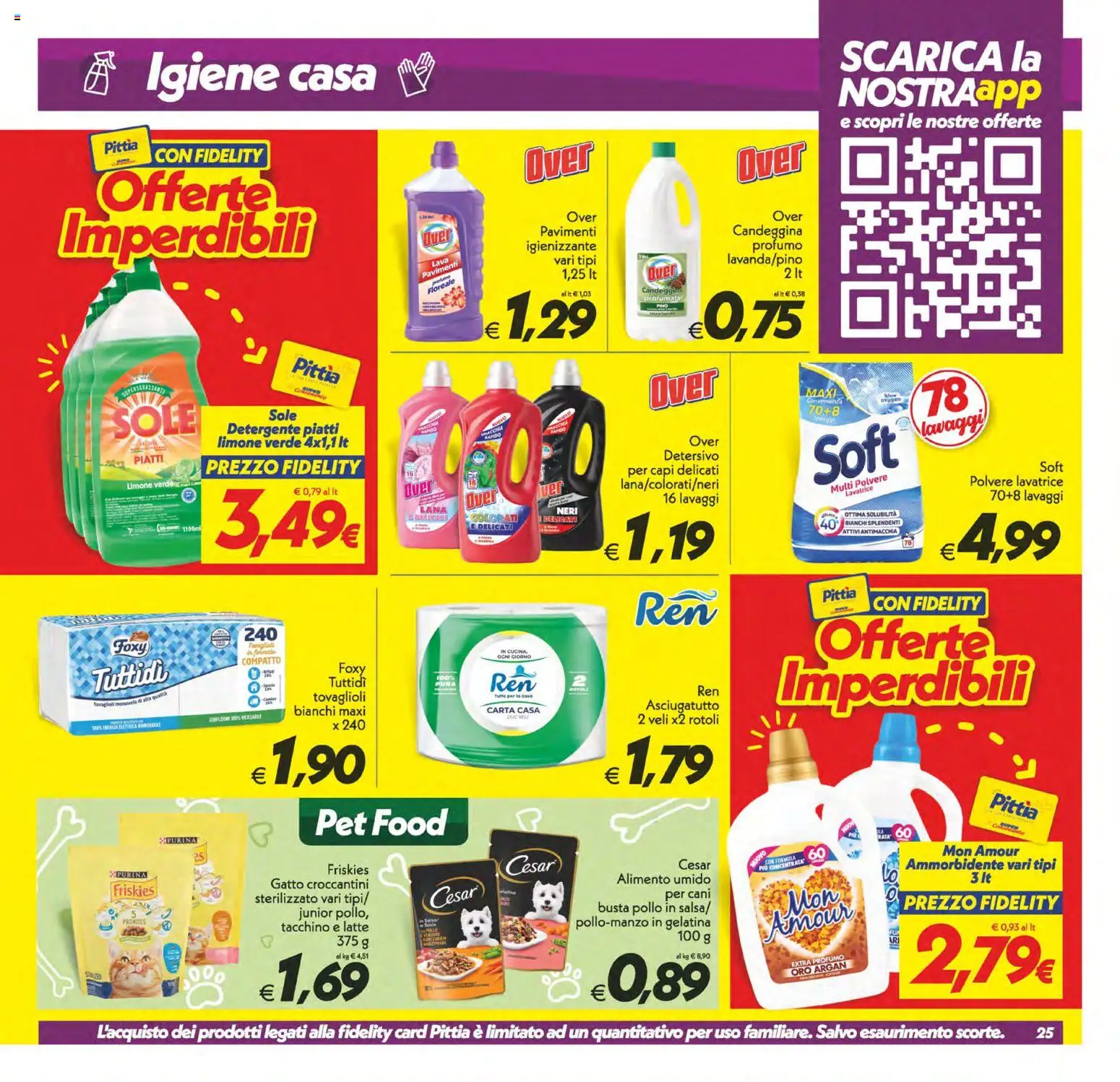 Volantino SuperConveniente del 09.06.2026 | Pagina: 25 | Prodotti: Ammorbidente, Latte, Asciugatutto, Profumo