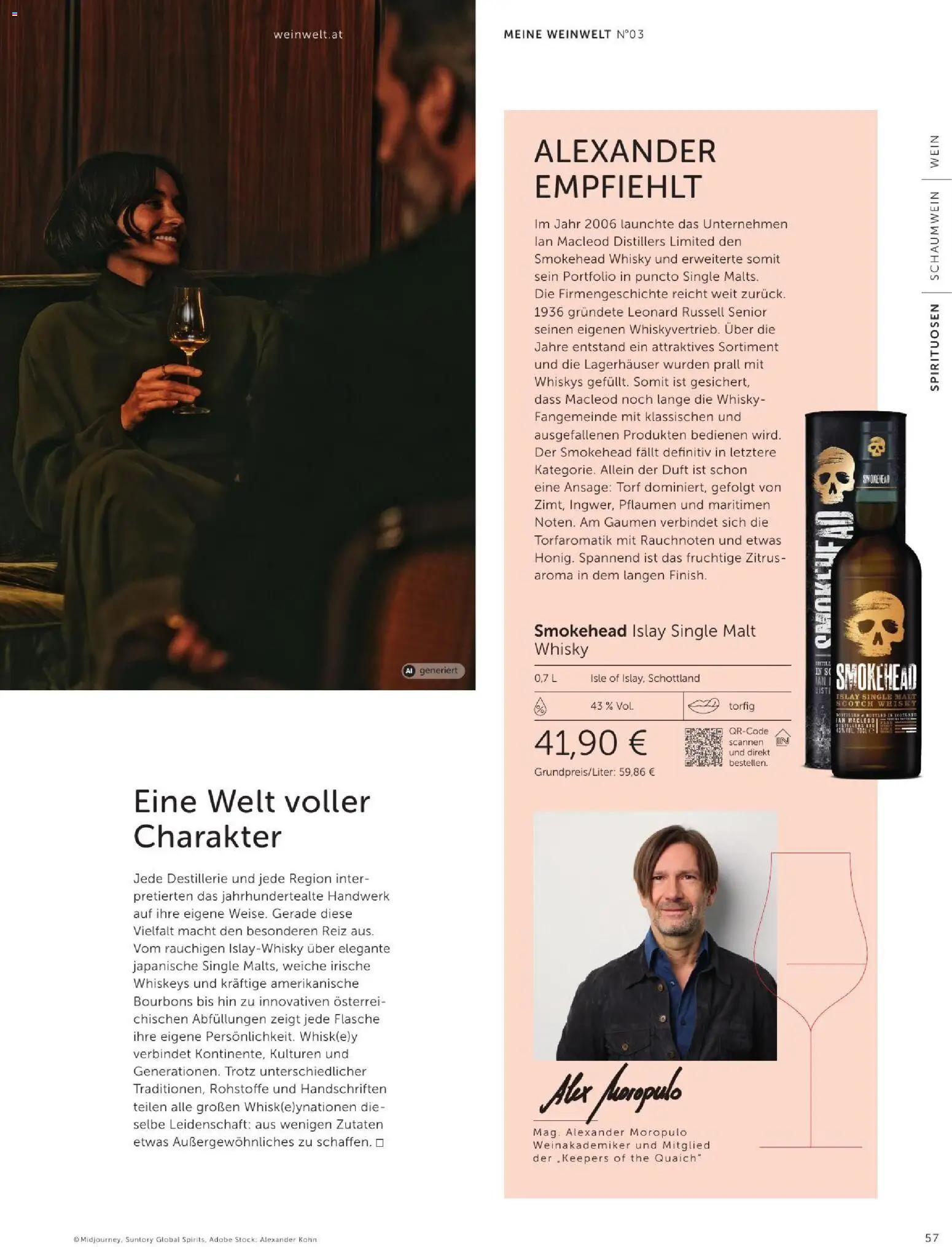 Interspar Wein Welt gültig ab 08.09.2026 | Seite: 57 | Produkte: Whiskey, Zutaten, Duft, Wein