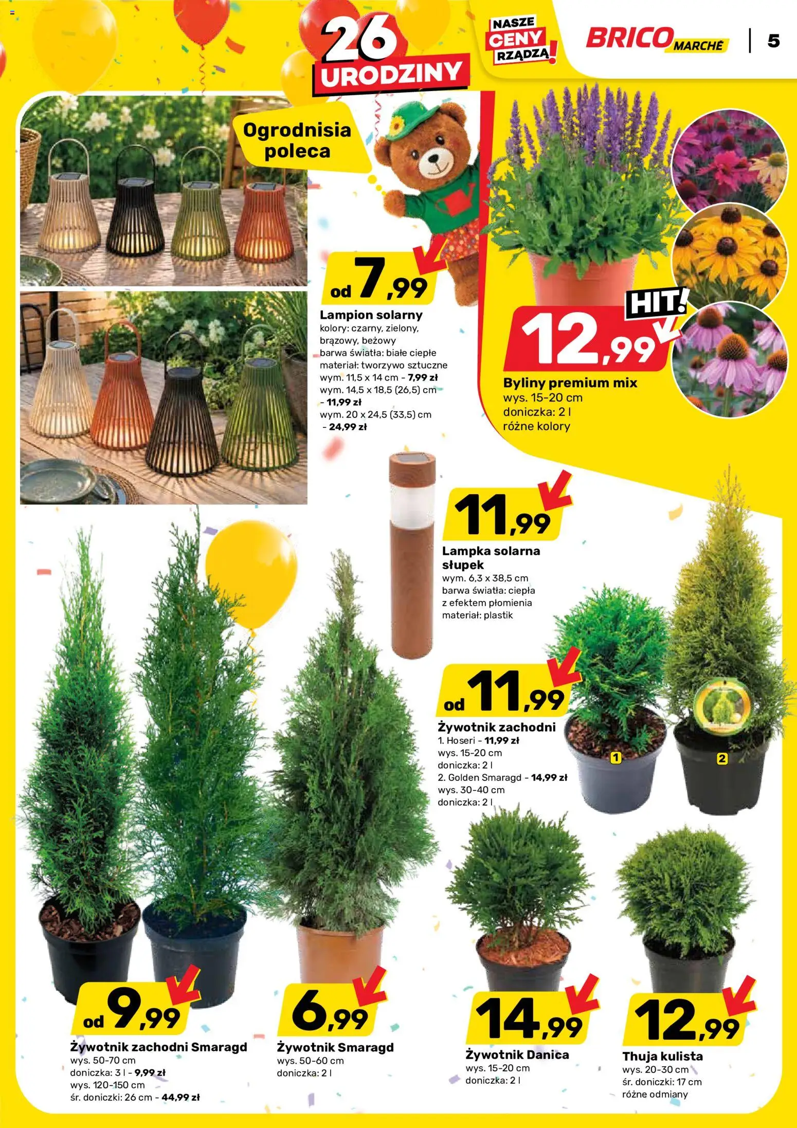 Brico Marché gazetka od 03.06.2026 | Strona: 5 | Produkty: Doniczka, Doniczki