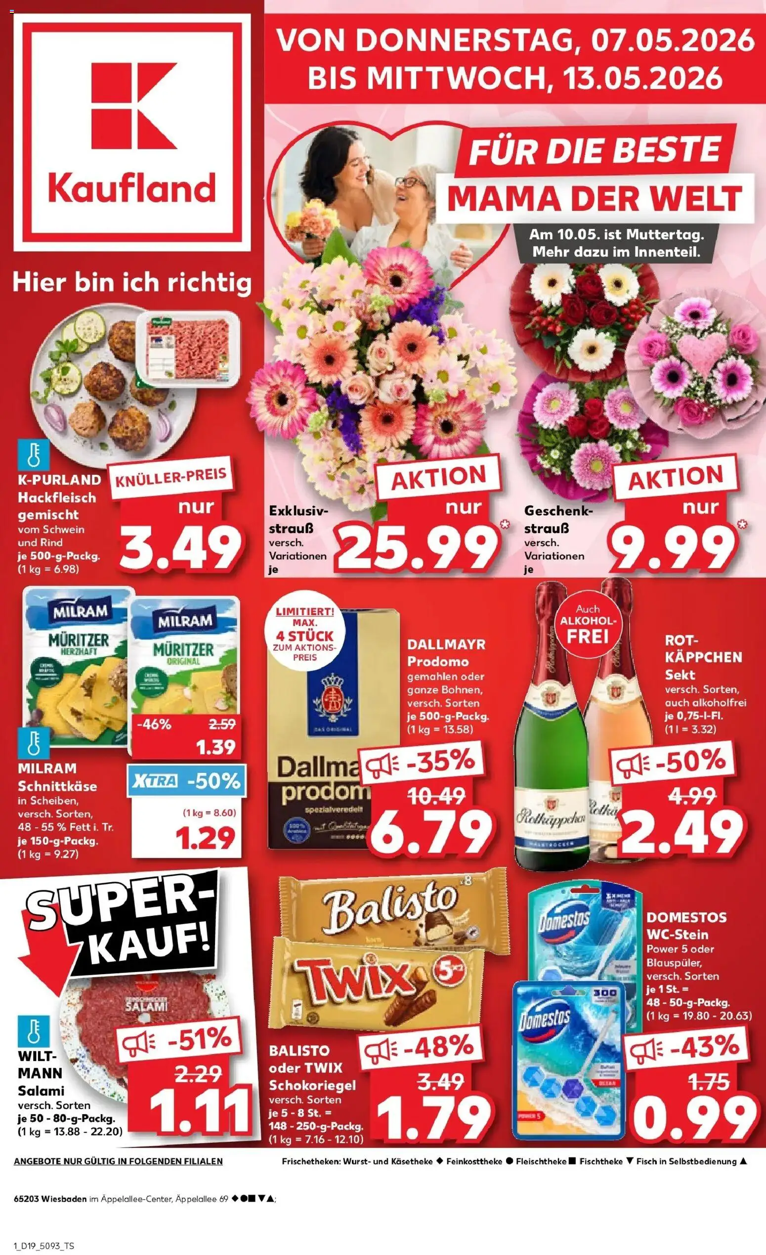 Prospekt Kaufland ab 04.05.2026 » Angebote Online zum Blättern | Seite: 6 | Produkte: Sekt, Dallmayr, Rotkäppchen, Salami