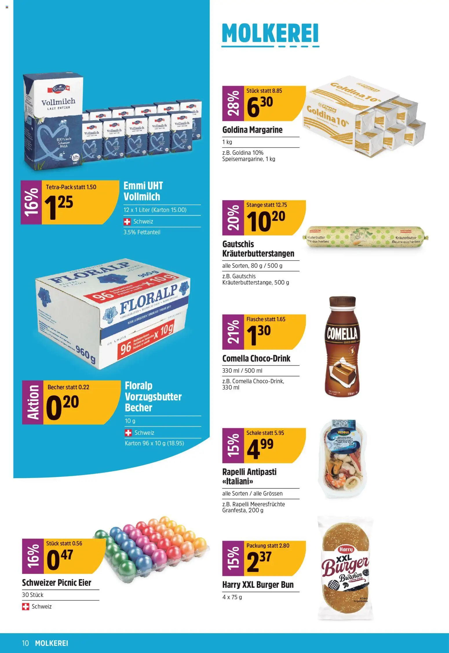 TopCC aktionen – gültig ab 11.05.2026 | Seite: 10 | Produkte: Burger Bun, Kräuterbutter, Eier, Meeresfrüchte