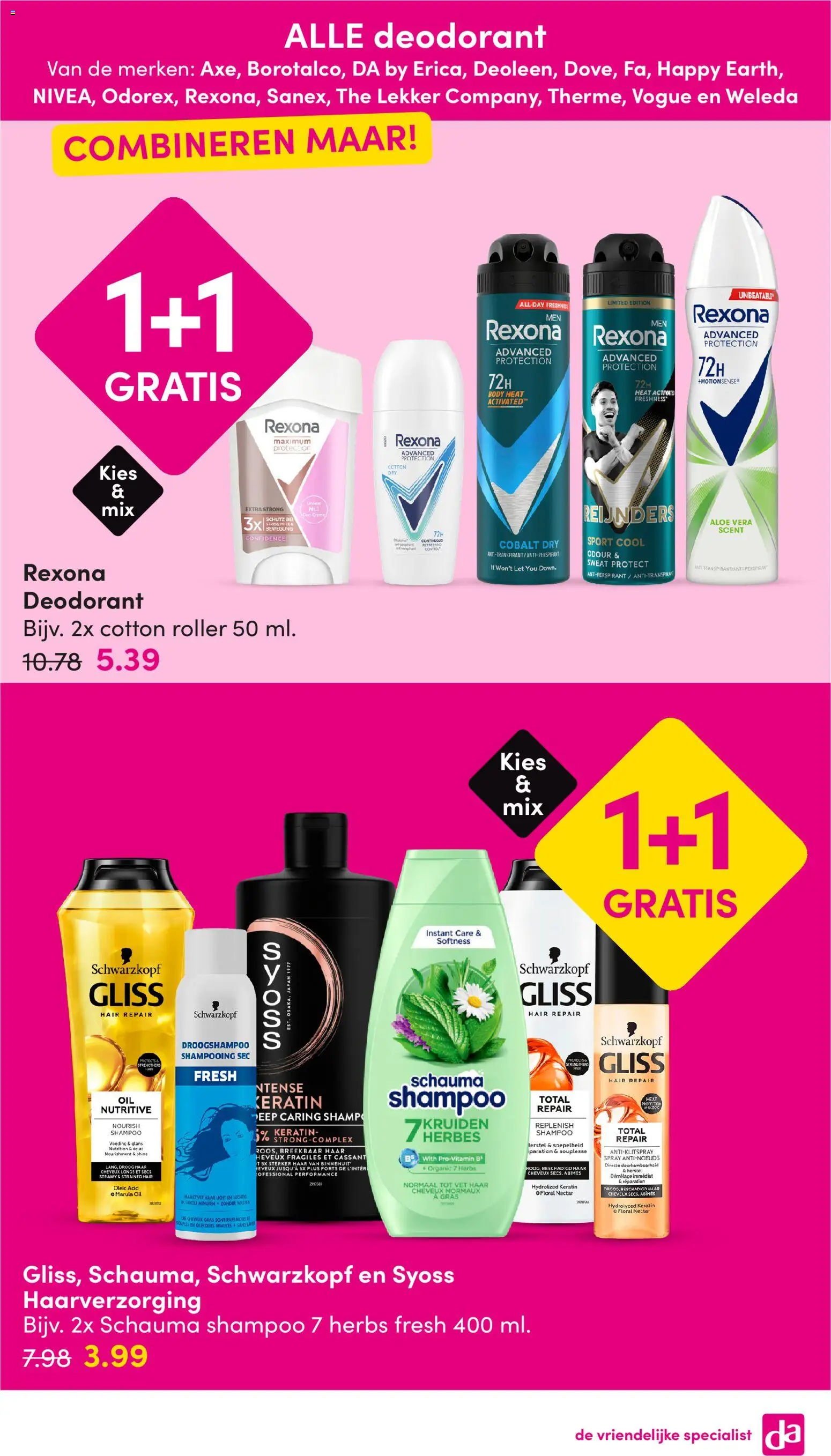 {H1} | Pagina: 9 | Producten: Deodorant, Antitranspirant, Droogshampoo, Shampoo