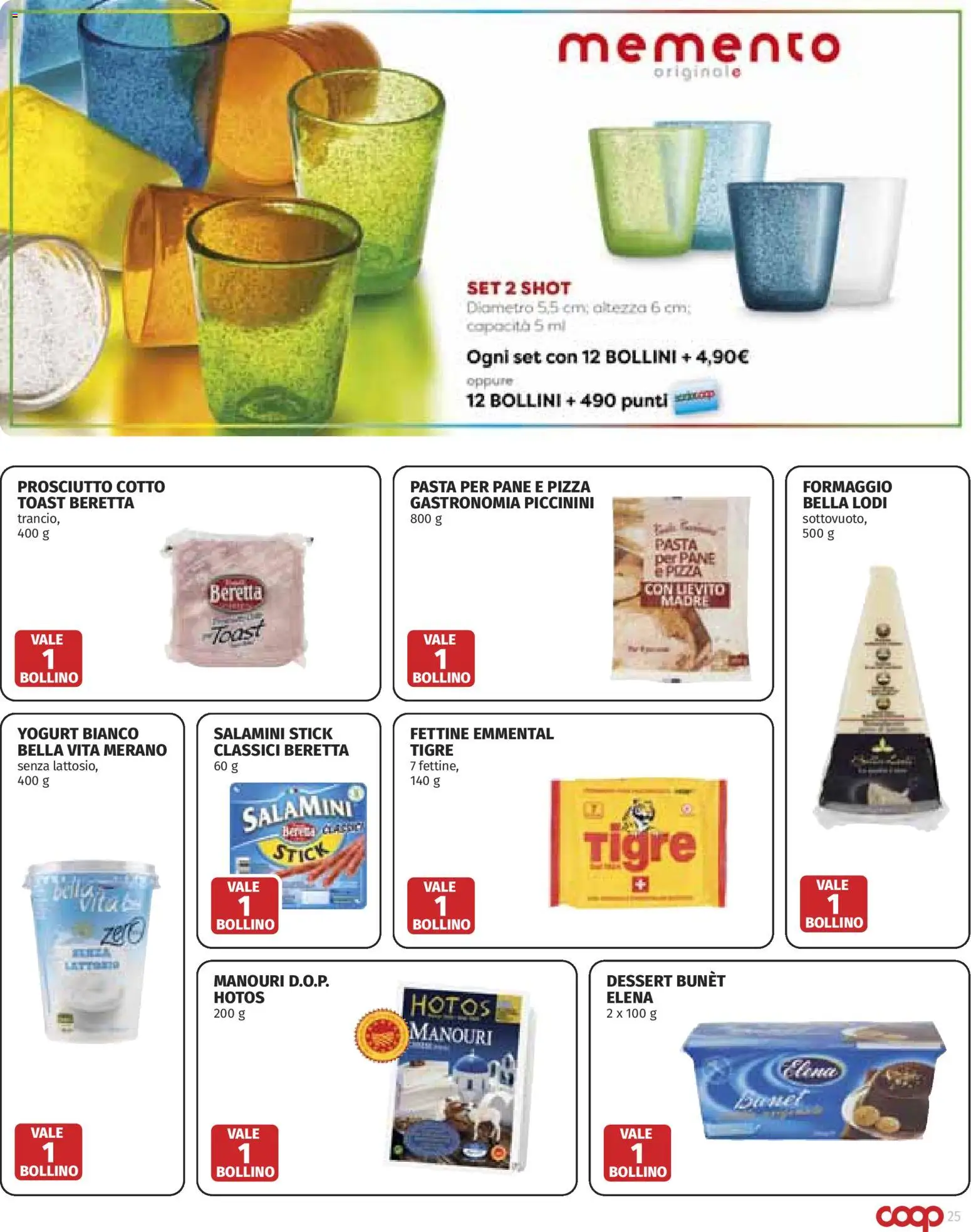 Volantino COOP del 28.05.2026 | Pagina: 25 | Prodotti: Prosciutto Cotto, Yogurt, Pizza, Emmental