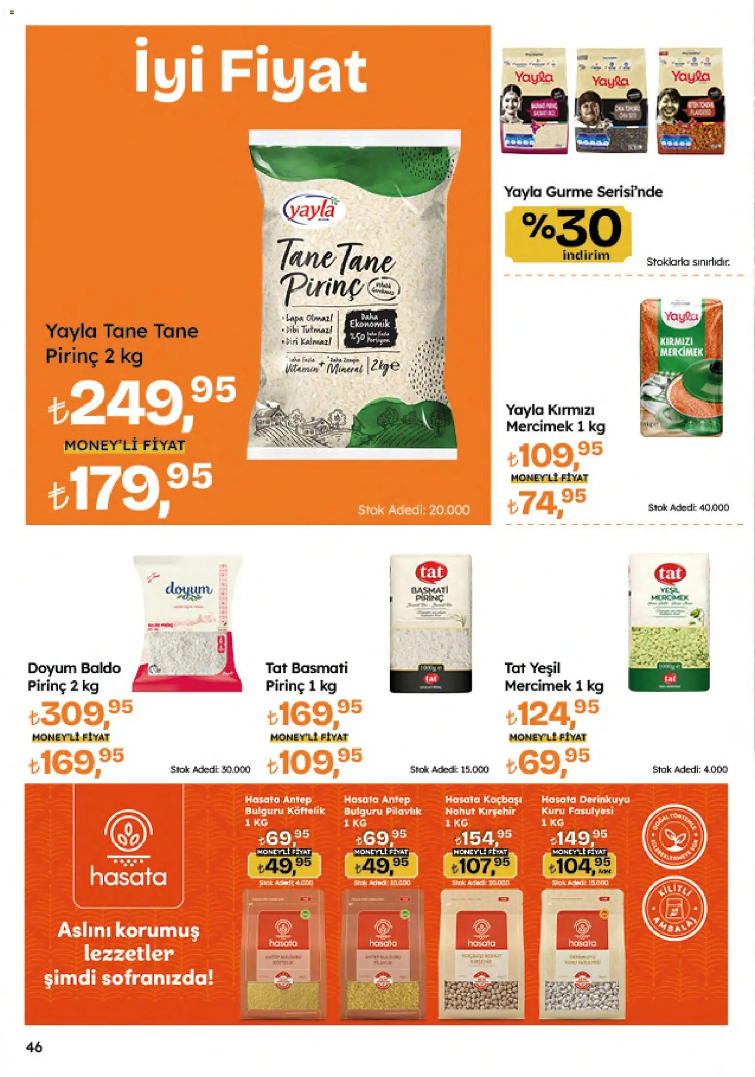 Migros Katalog - 5M Migroskop Dijital - 09 Temmuz 2026 tarihinden itibaren geçerlidir | Sayfa: 46 | Ürünler: Ravioli, Pirinç