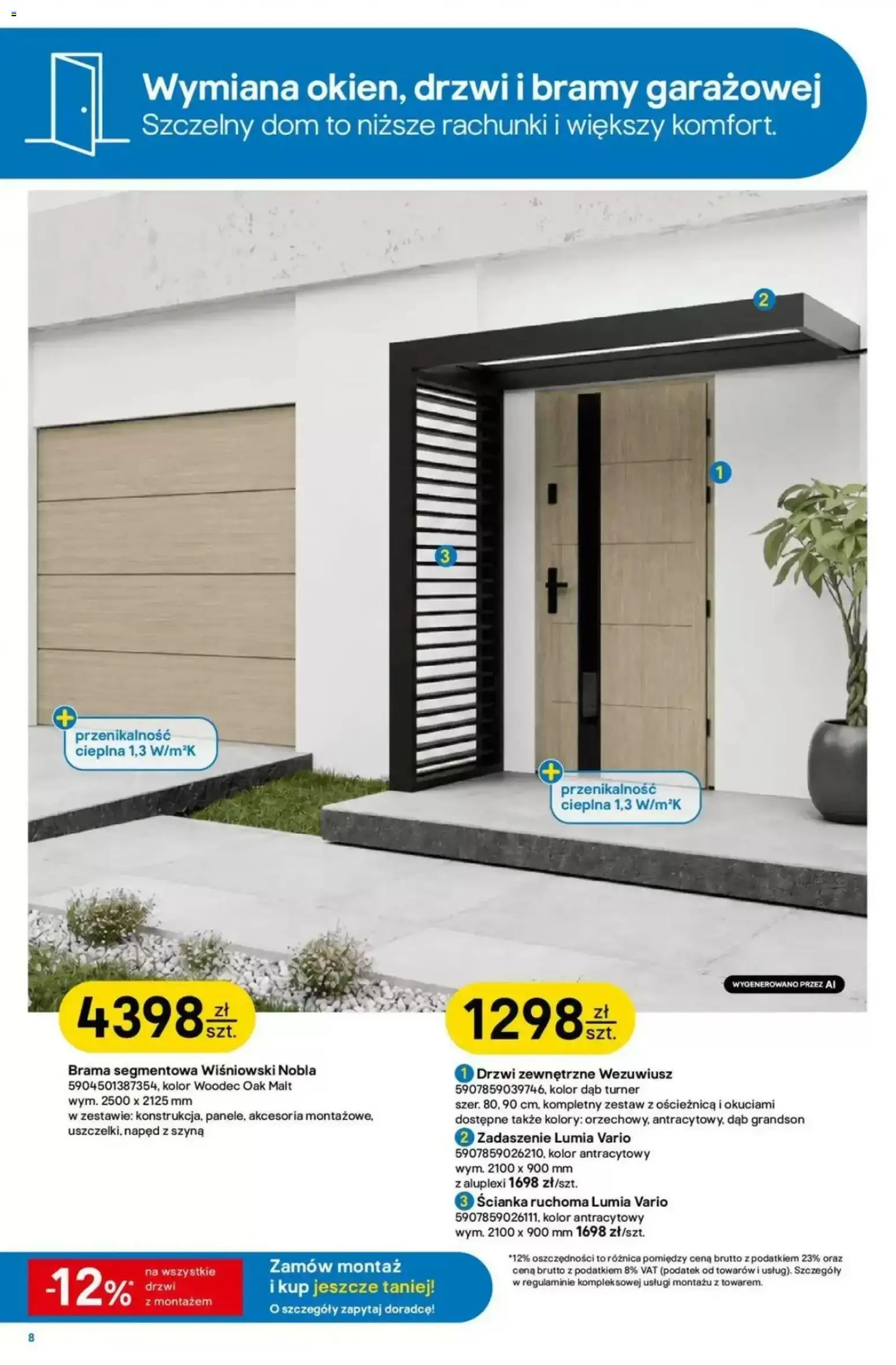 Castorama gazetka od 12.08.2026 | Strona: 8 | Produkty: Drzwi